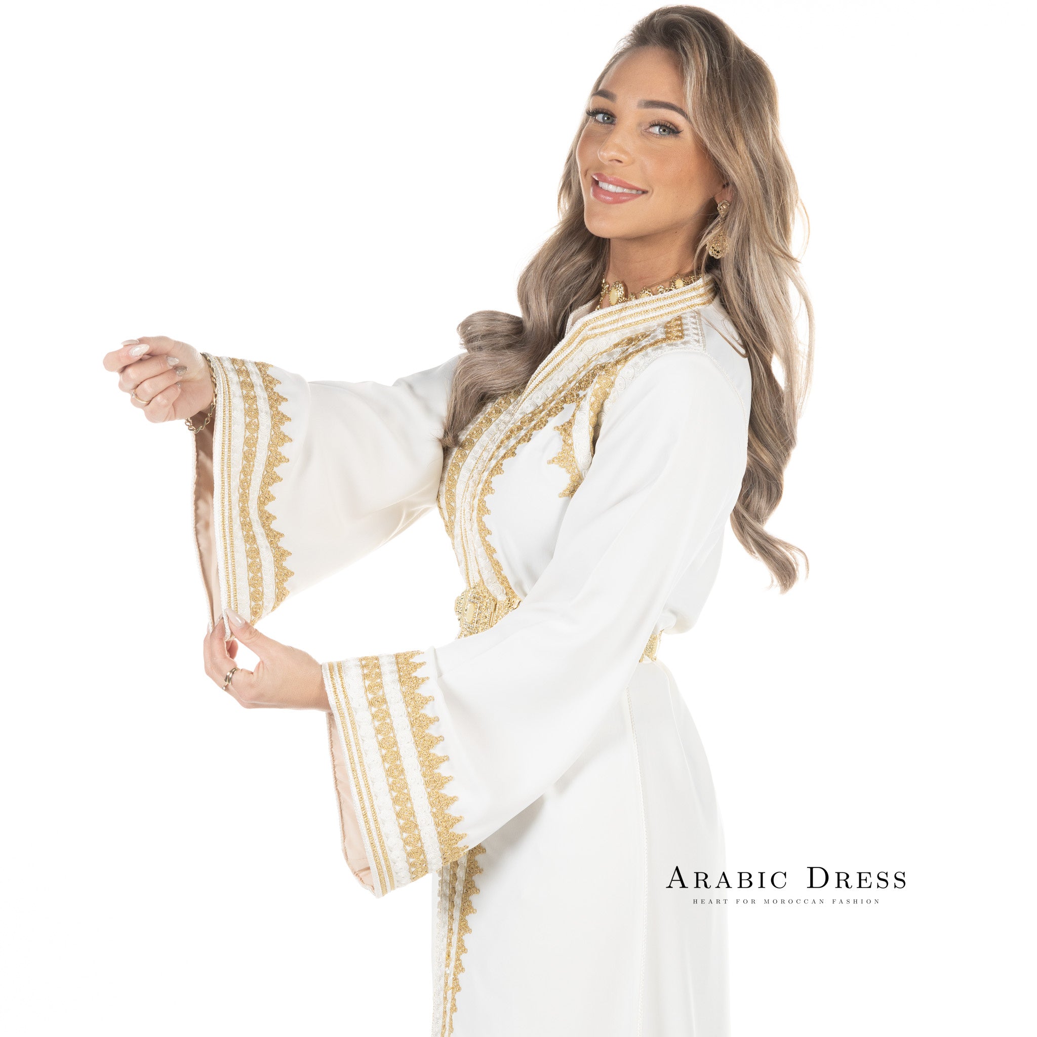Caftan Tasnim  Brokenwhite