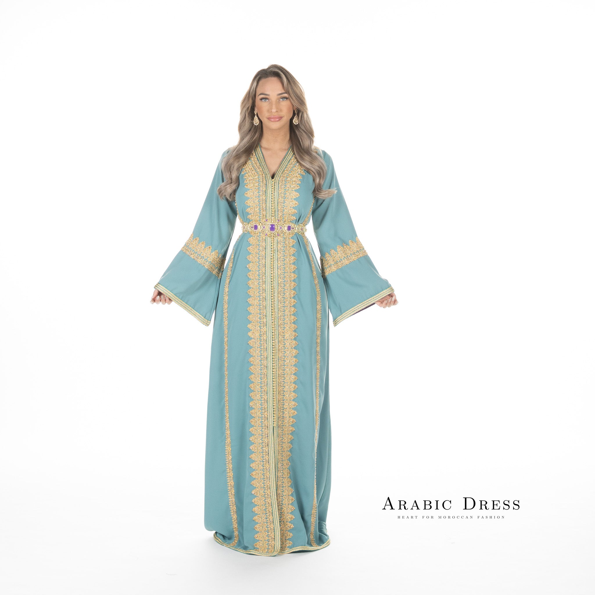 Caftan Manar  Mintgreen