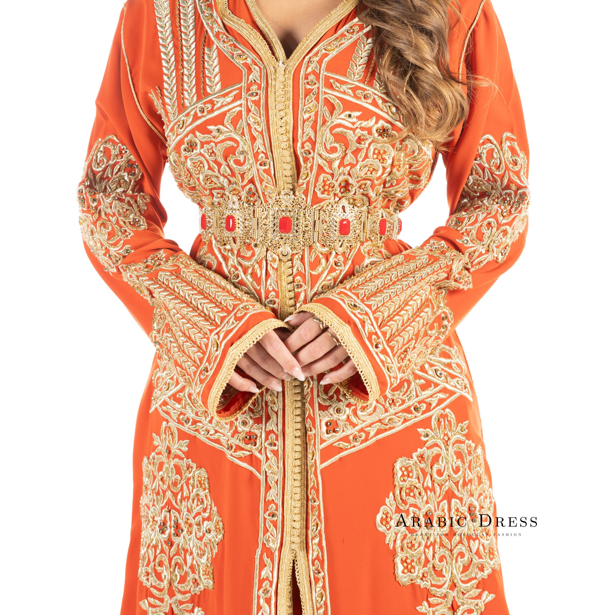 Caftan yusrat orange