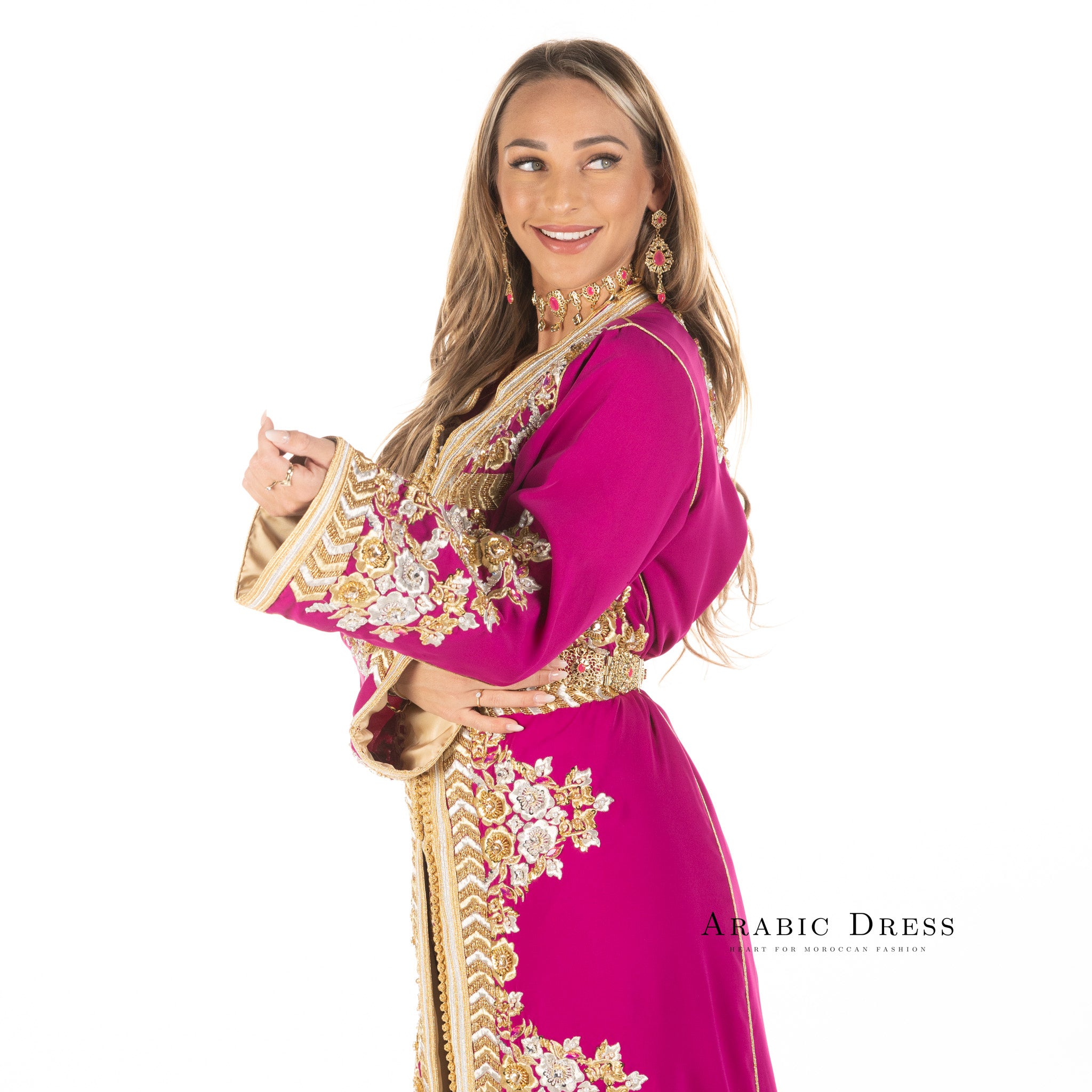 Caftan Nisa Magenta