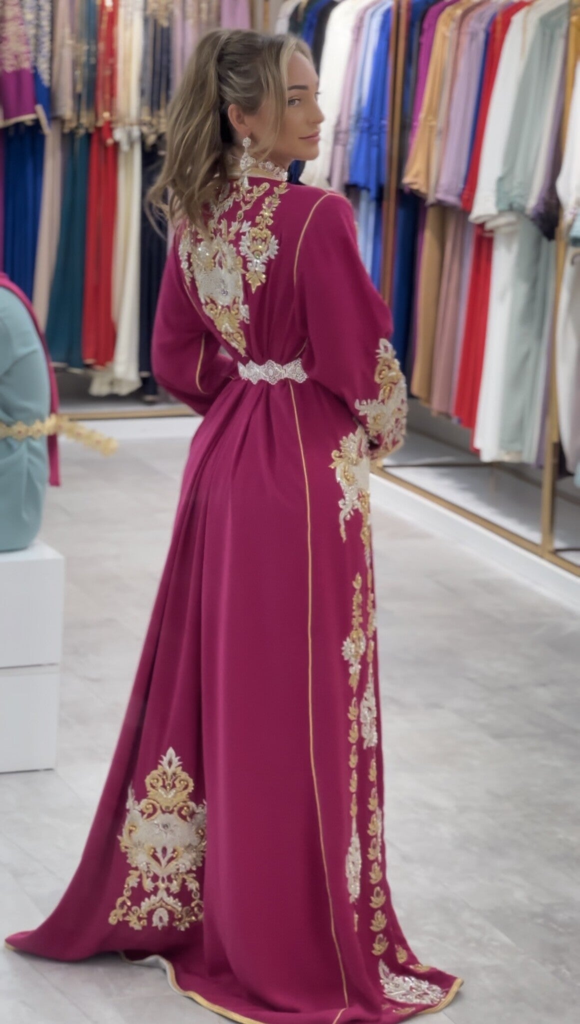 Caftan Nisrine Magenta