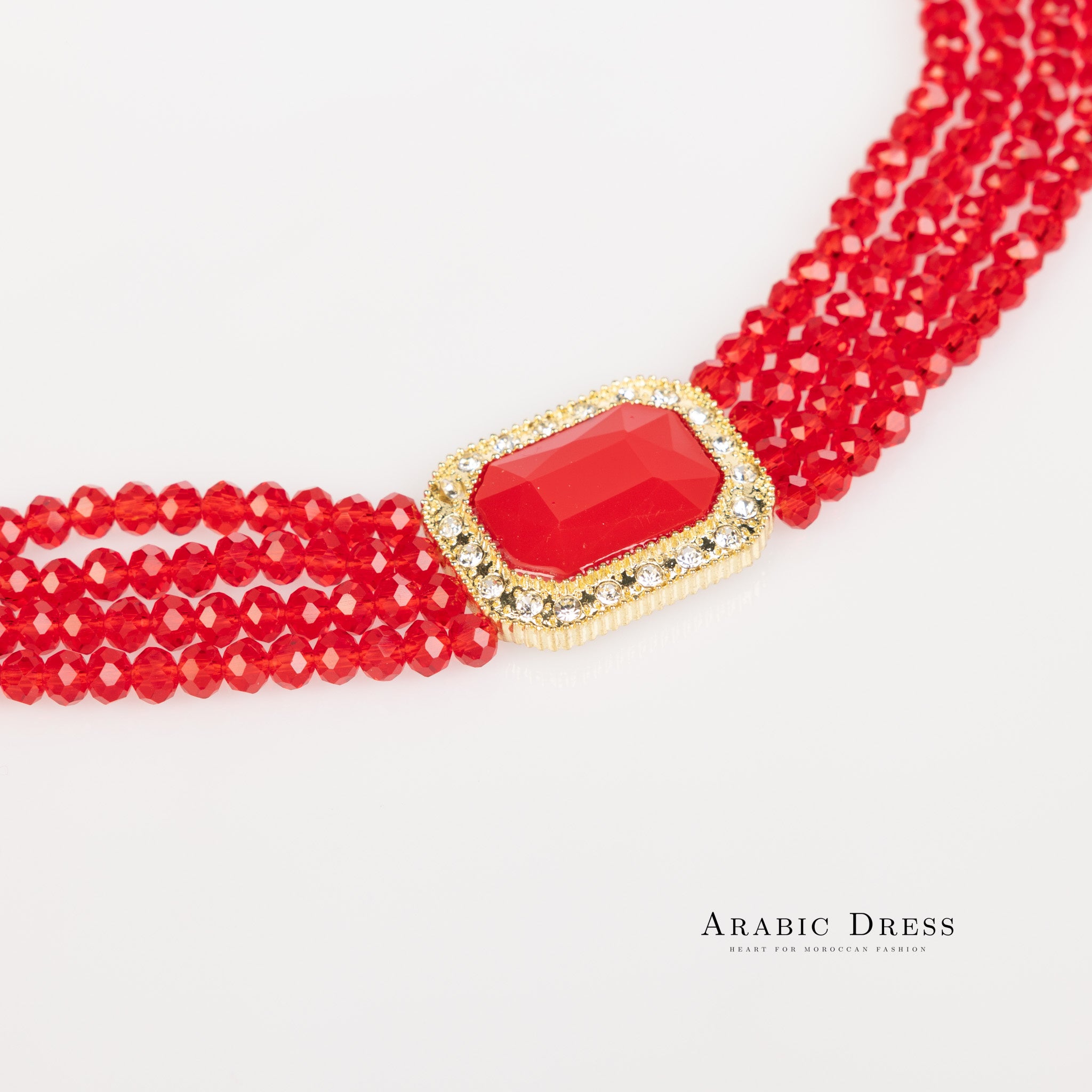 Red Mi-So Necklace set