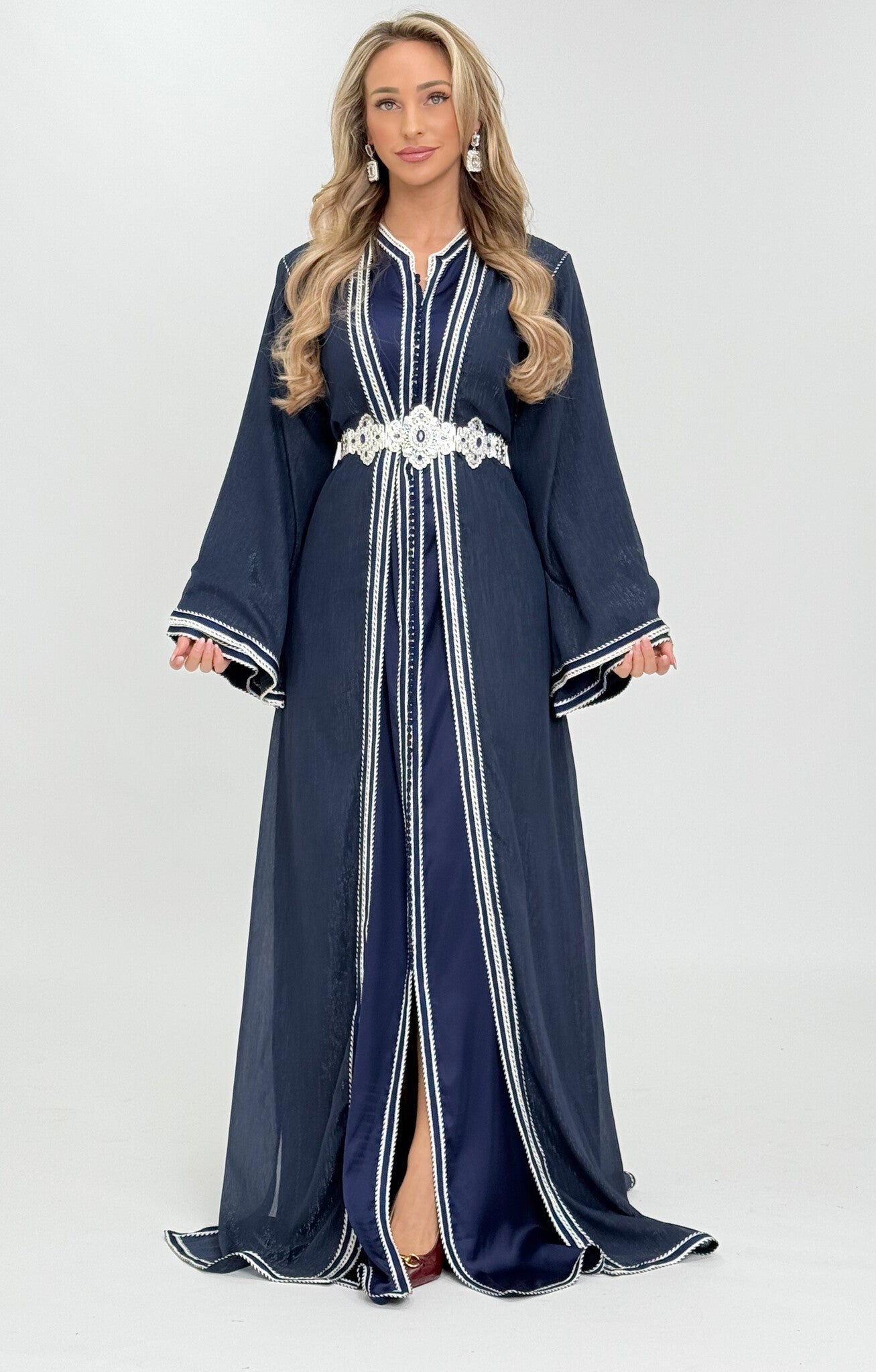 Caftan Hiba Oxfordblue