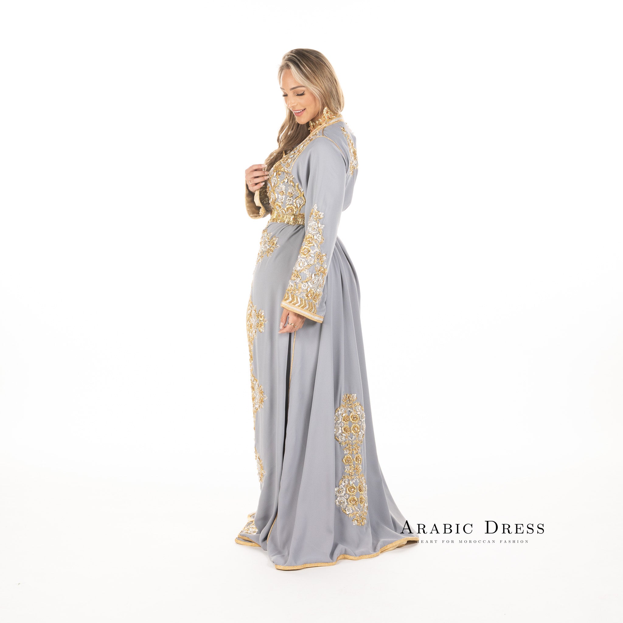 Caftan Nisa Gray
