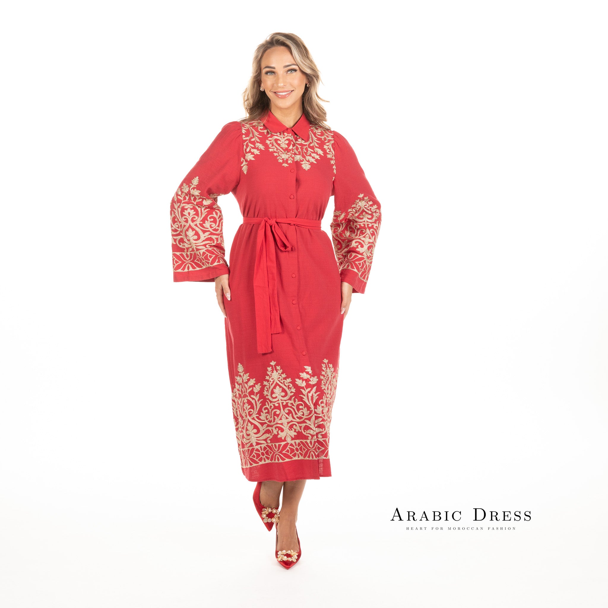 Caftan Lara Red