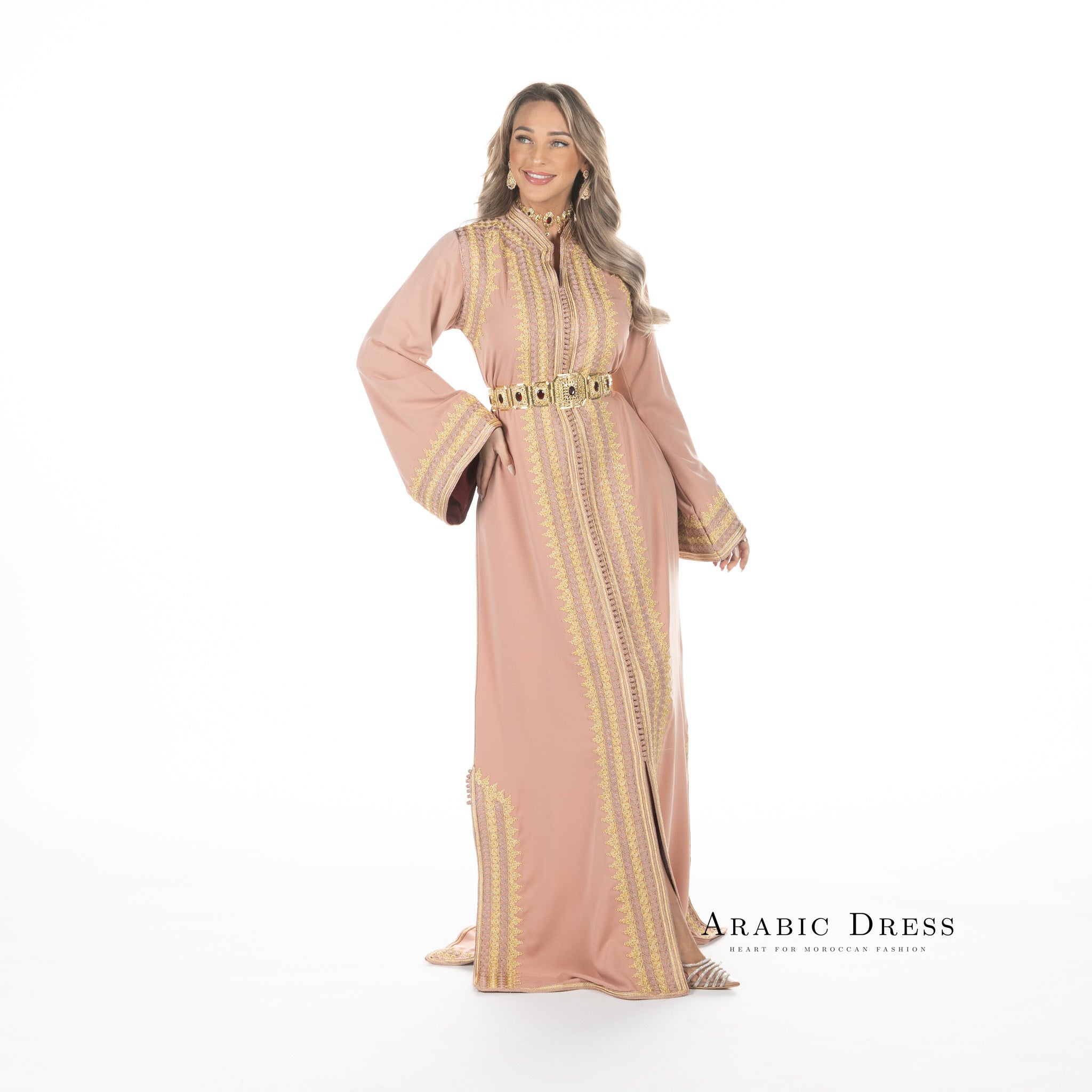 Caftan Tasnim  Paleviolet pink