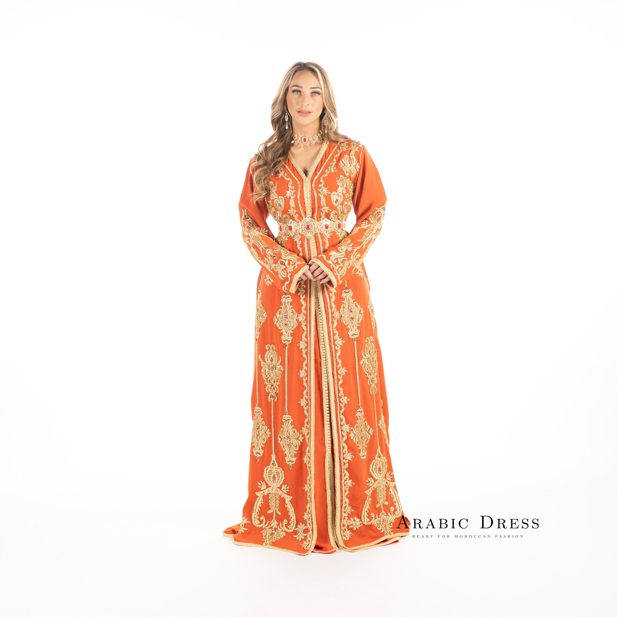 Caftan karma Orange