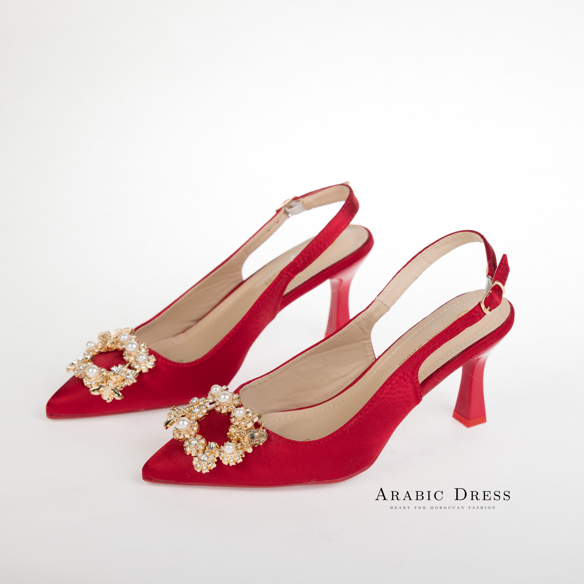 Neyla Heels Red