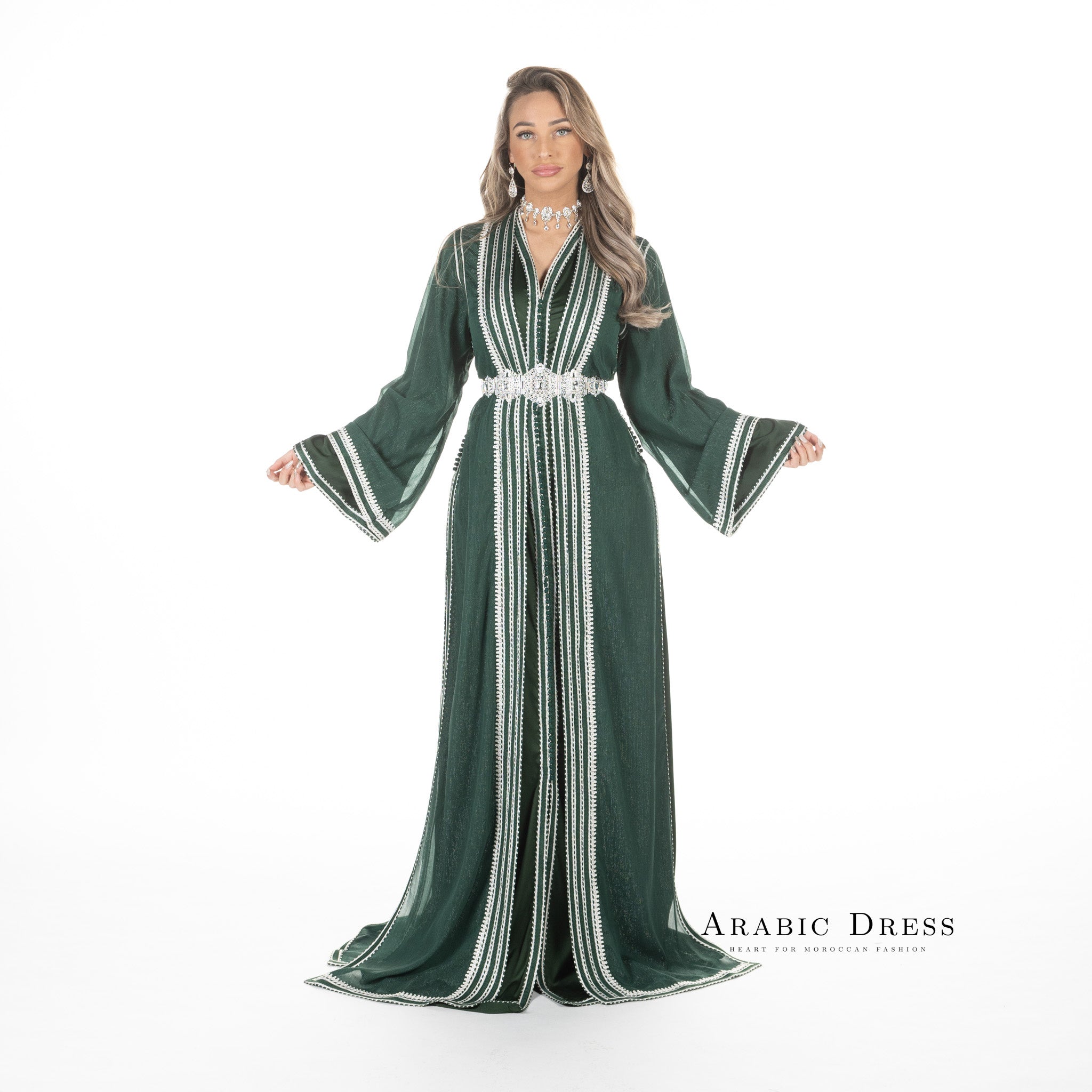 Caftan Hiba Darkgreen