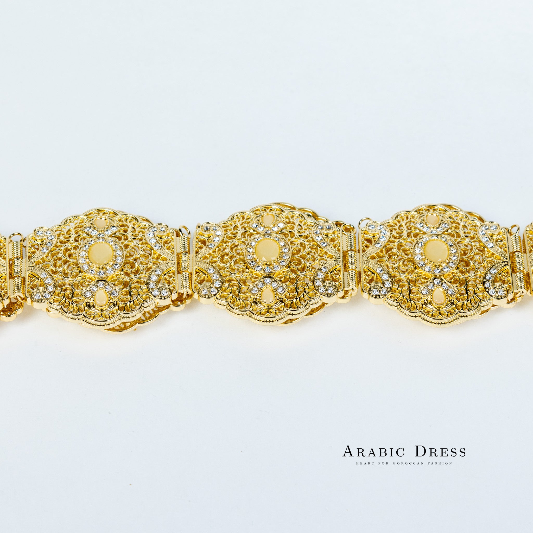 Ahri Gold/Creme Belt