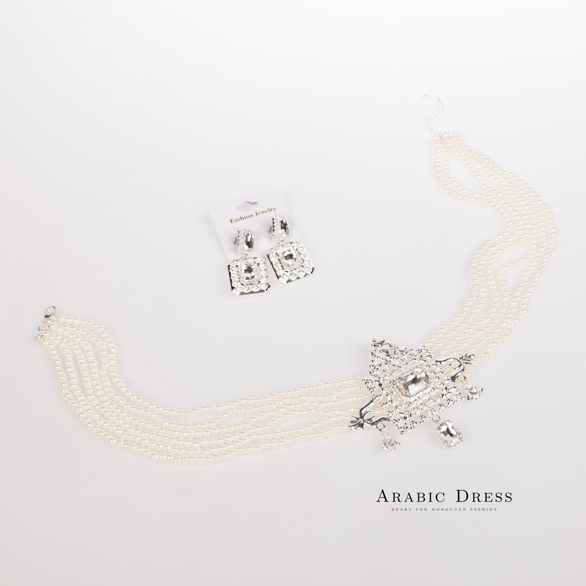 Silver Youra Necklace set