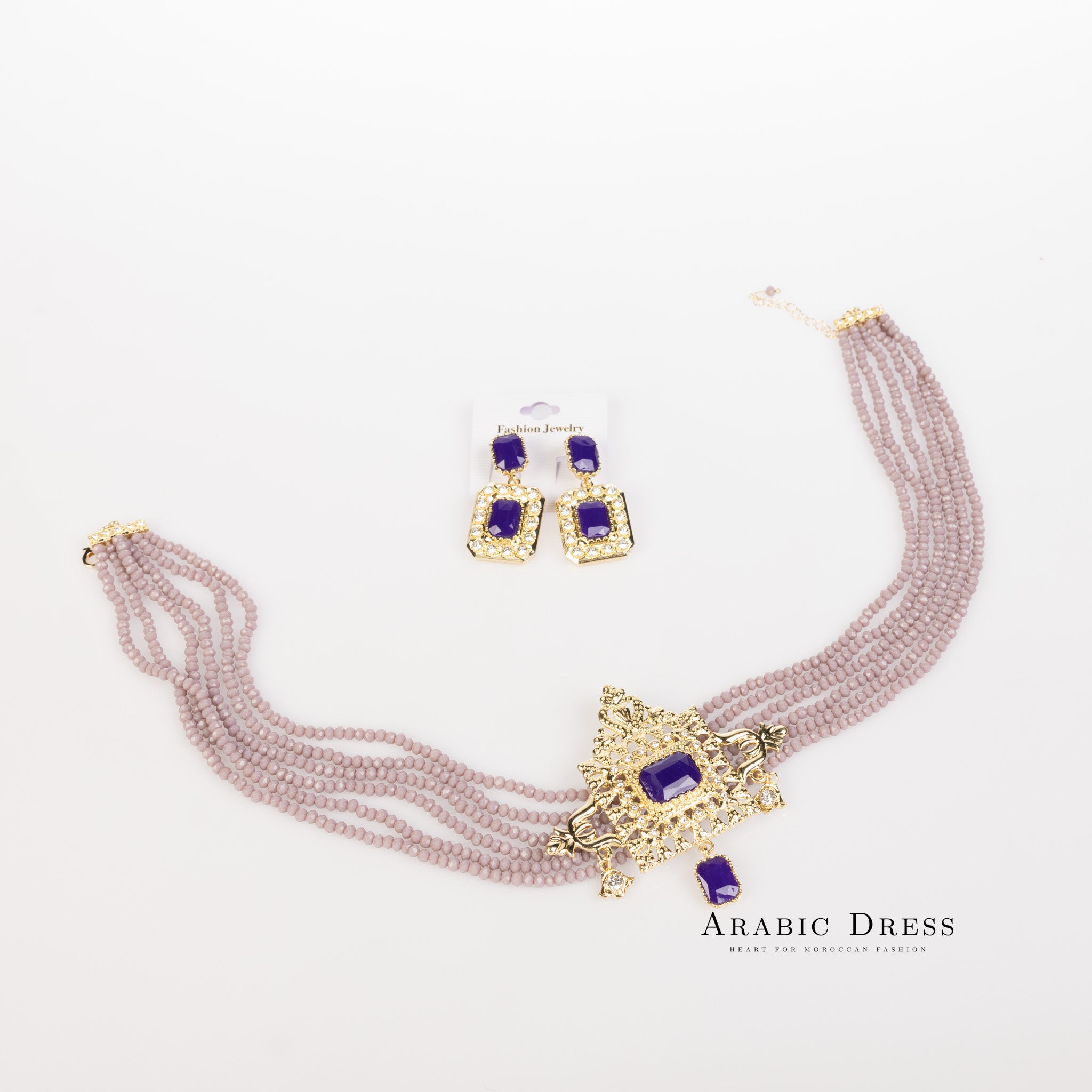 Purple Youra Necklace set