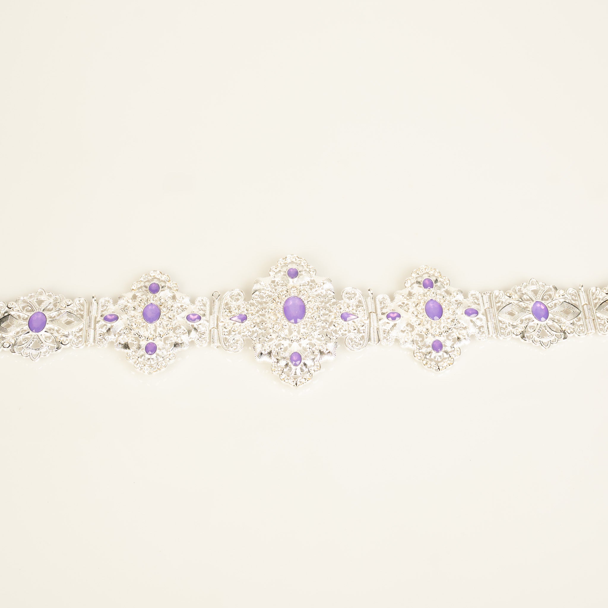 Zen  Silver /Violet Belt