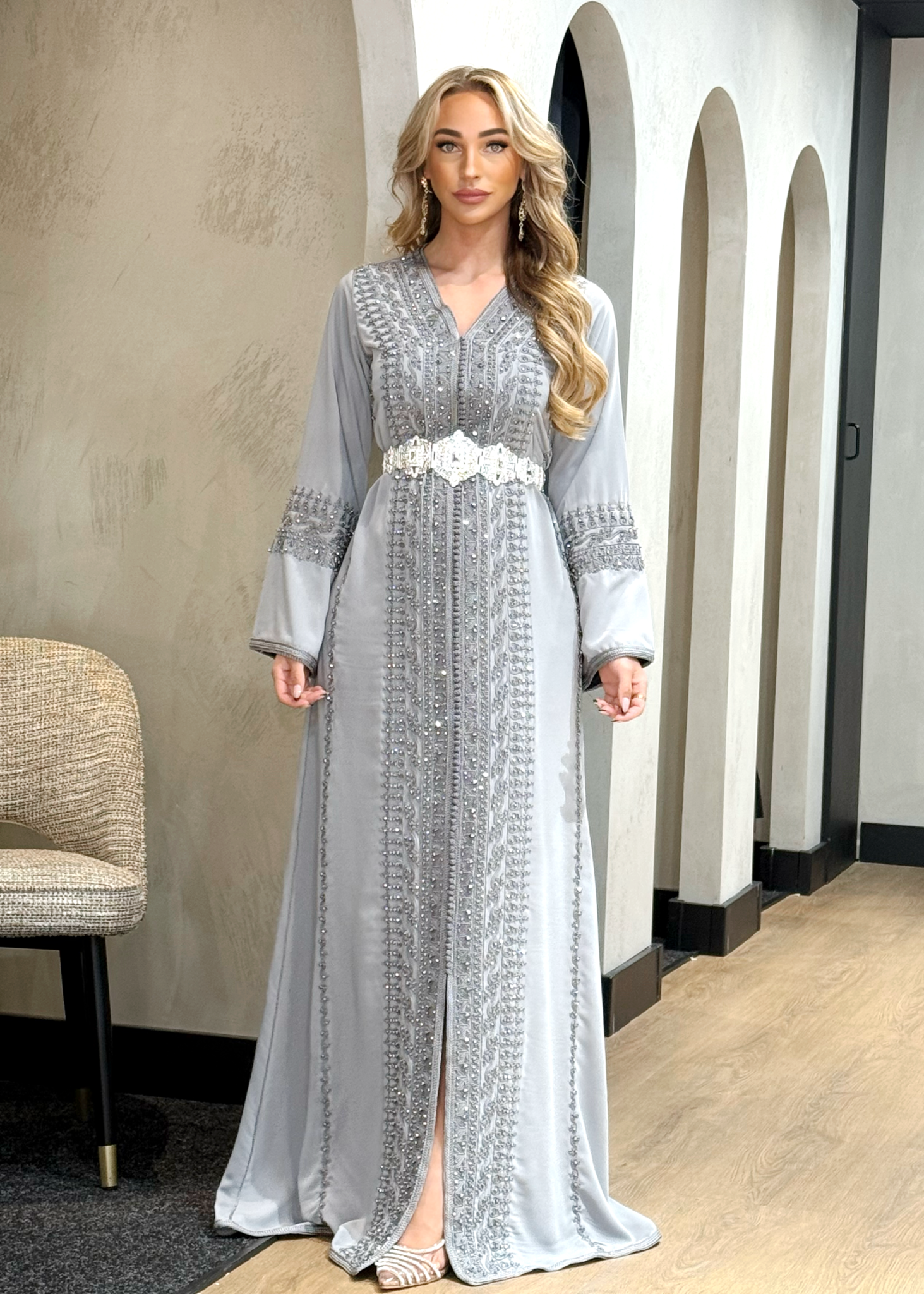 Caftan Lamyae Grey