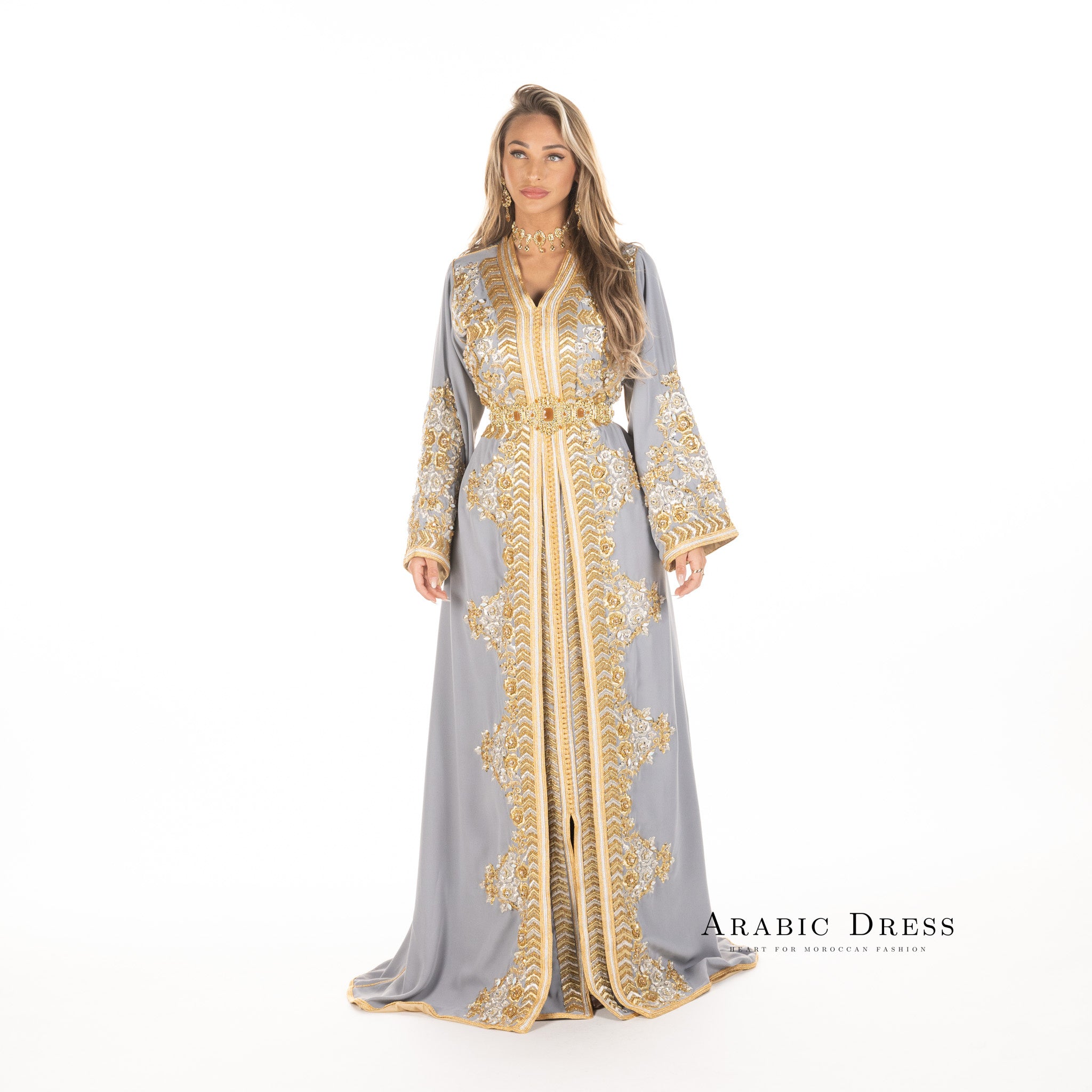 Caftan Nisa Gray