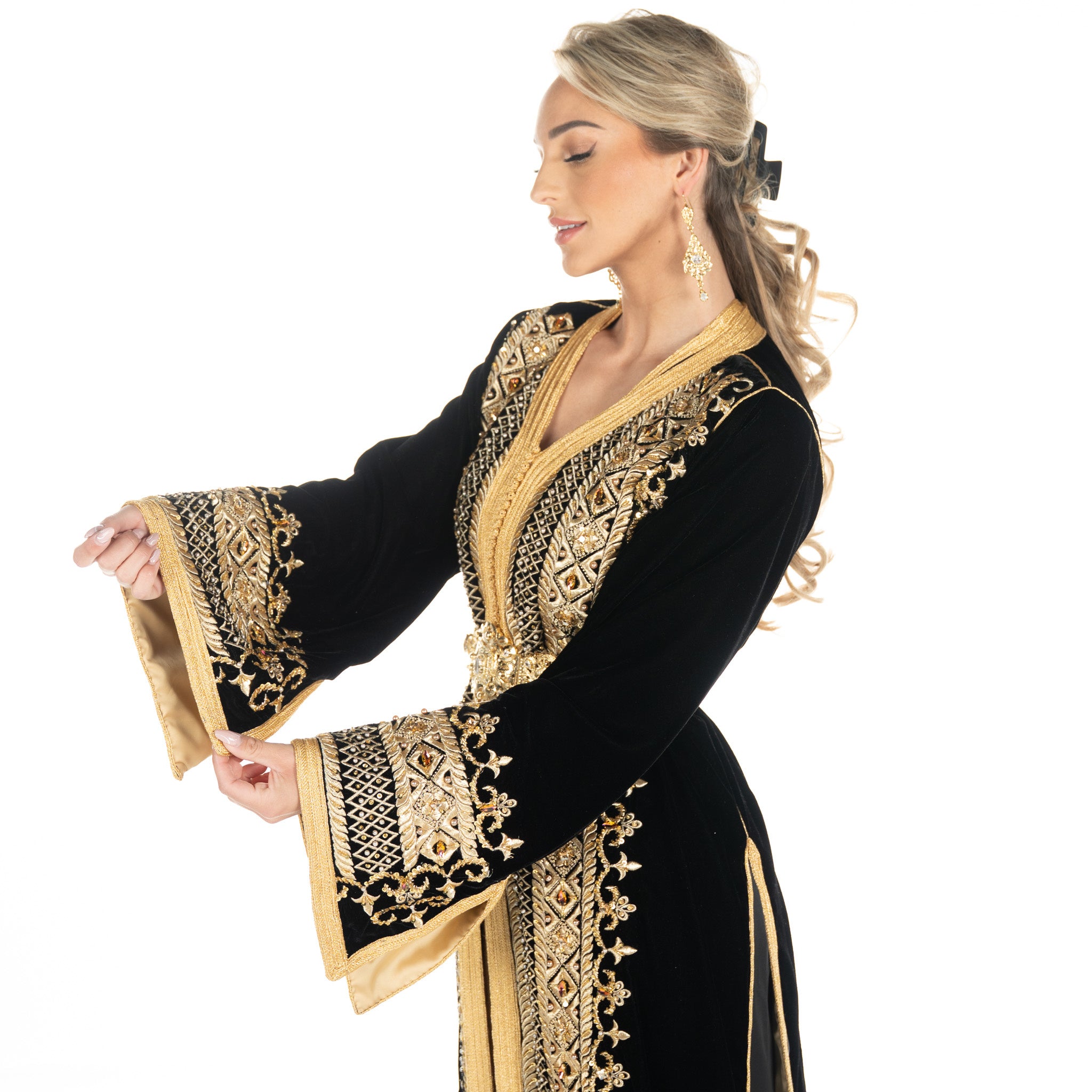 Exclusieve Caftan Isabel Black
