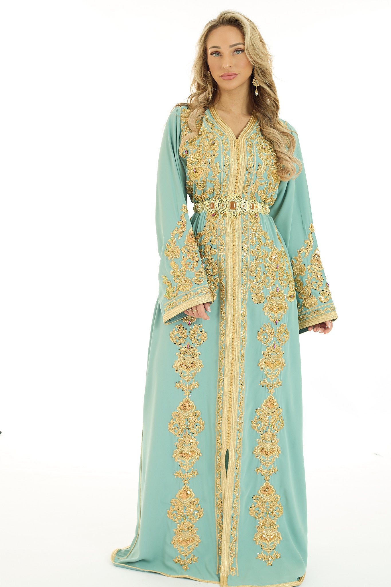 Caftan Souhaila Mintgreen