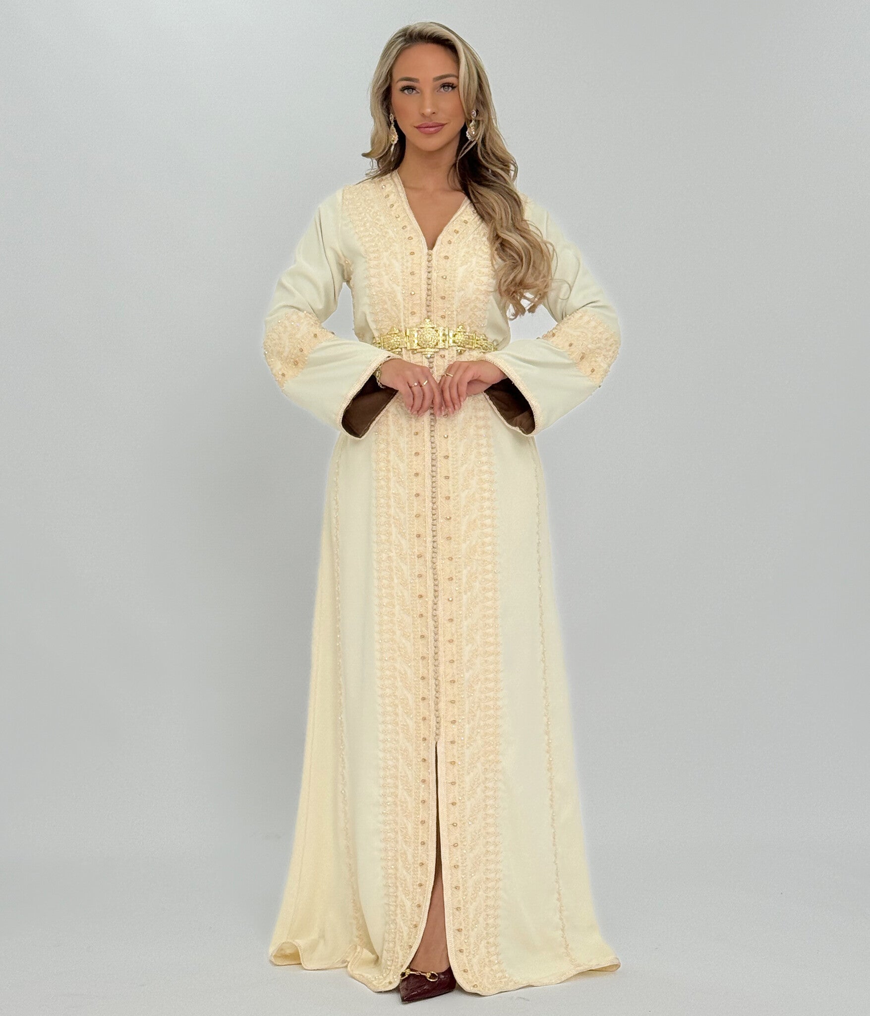 Caftan Lamyae  Cream