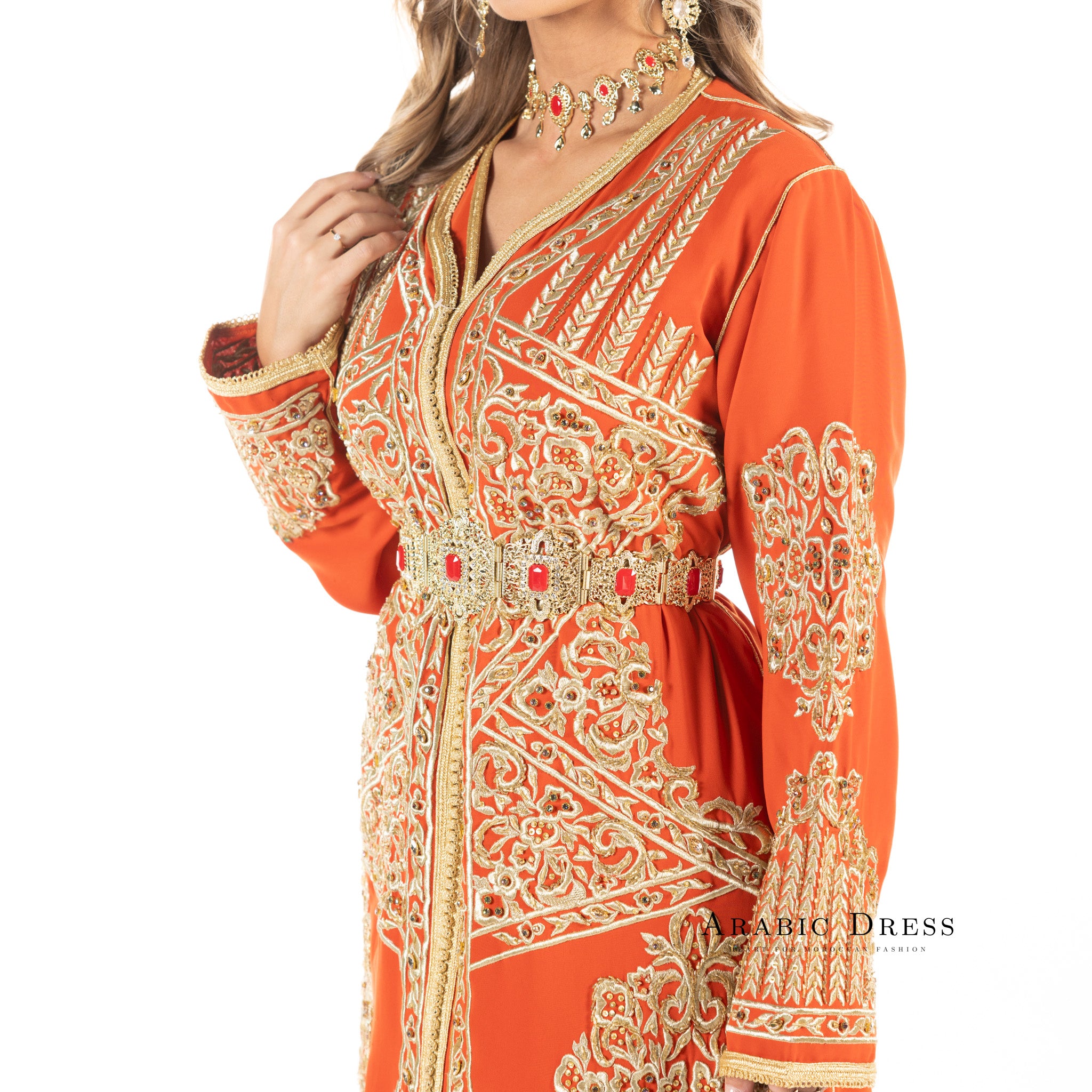 Caftan yusrat orange