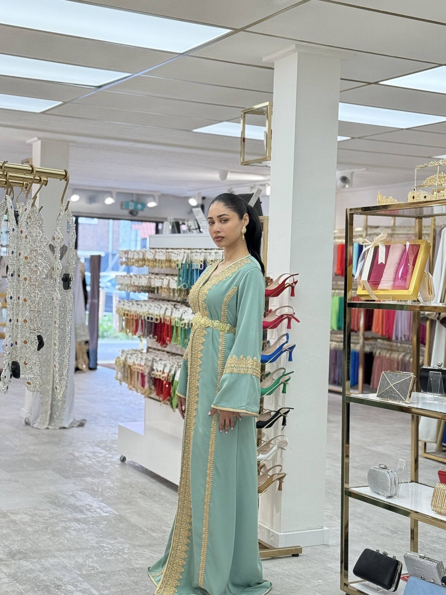 Caftan Sundus Mintgreen