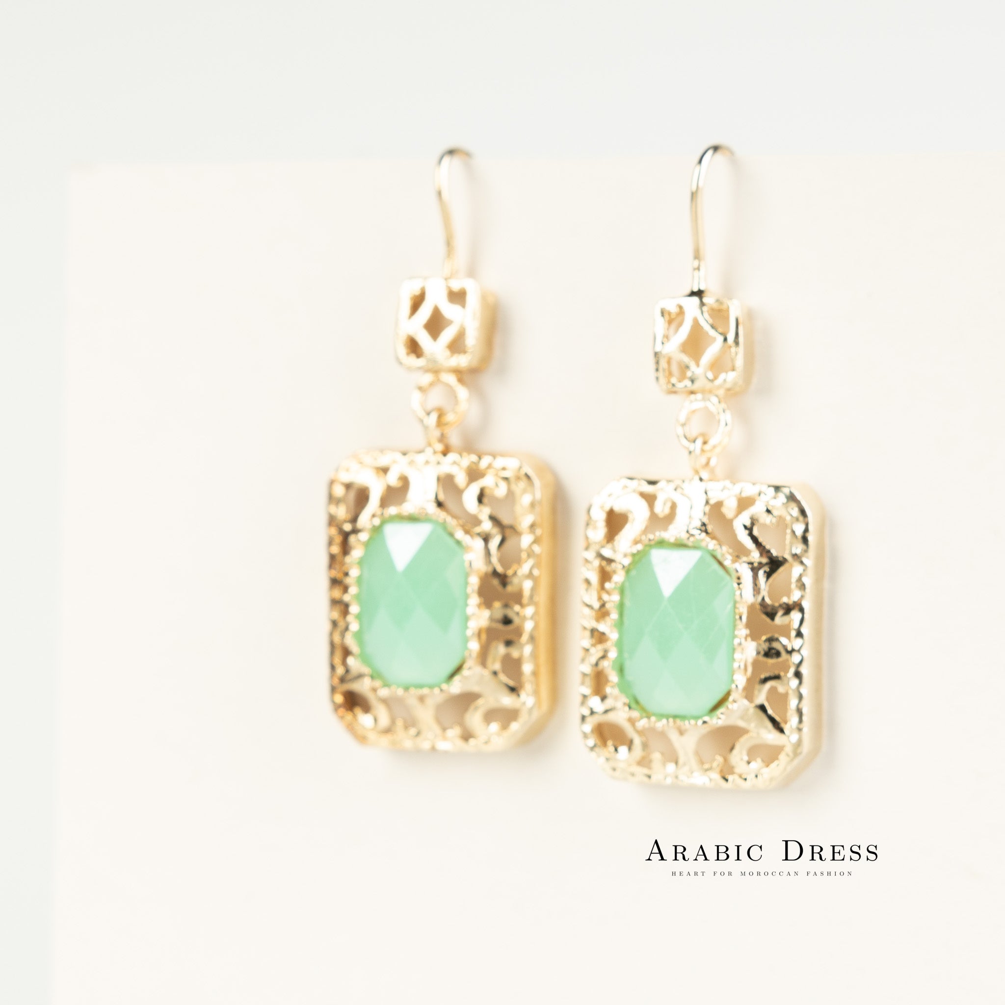 Pale Green Nifa necklace set