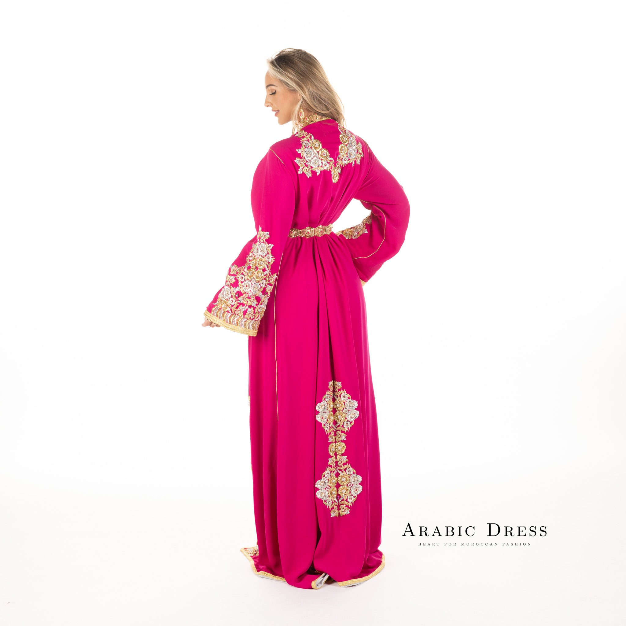 Caftan Nisa Fuchsia