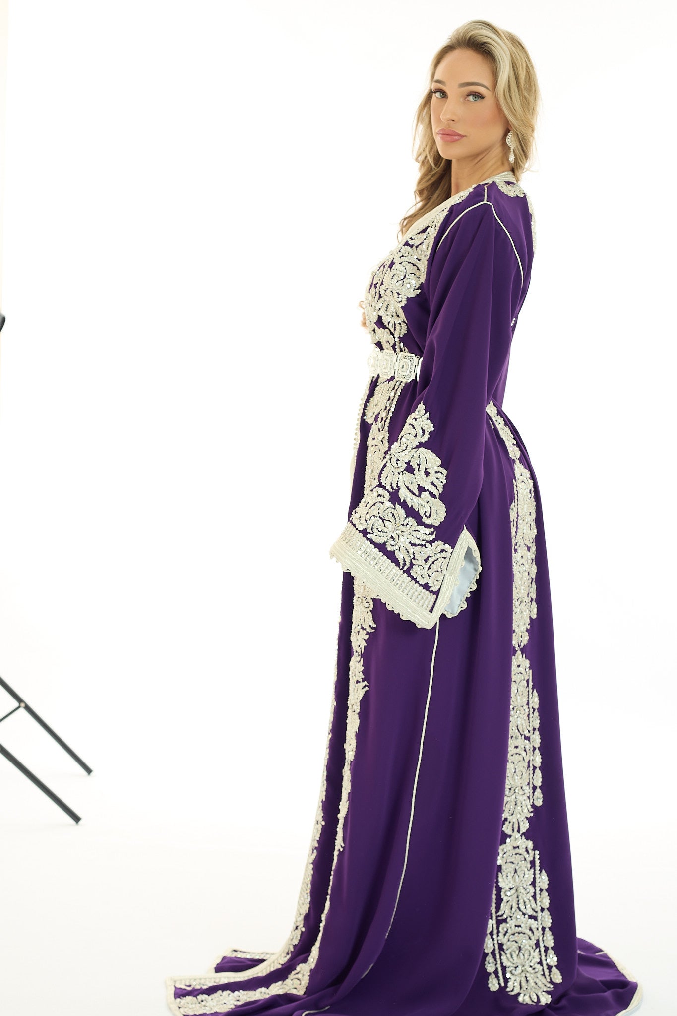 Exclusieve Caftan Nima Purple