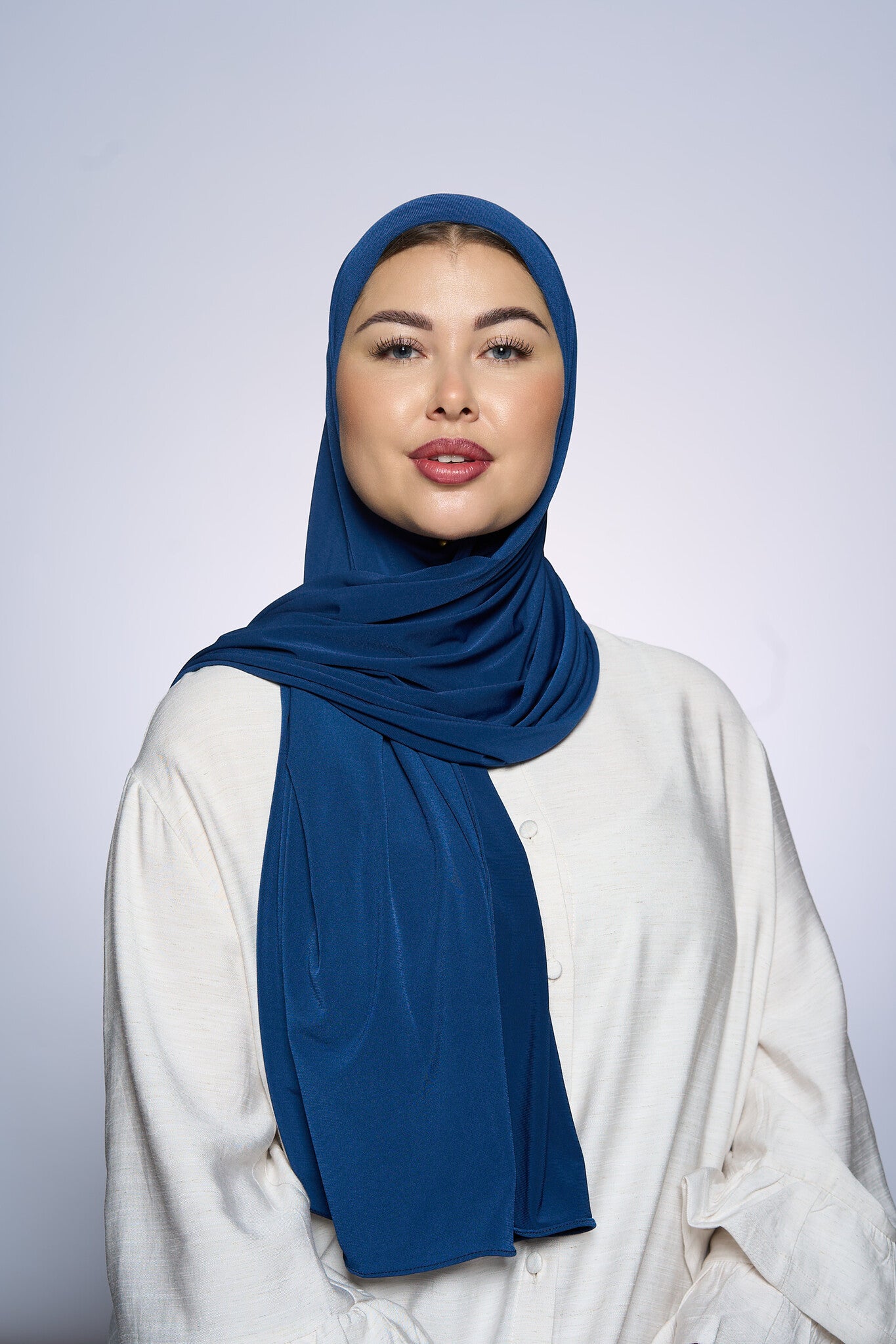 Premium Jersey Hijab Fin -  RoyalBlue