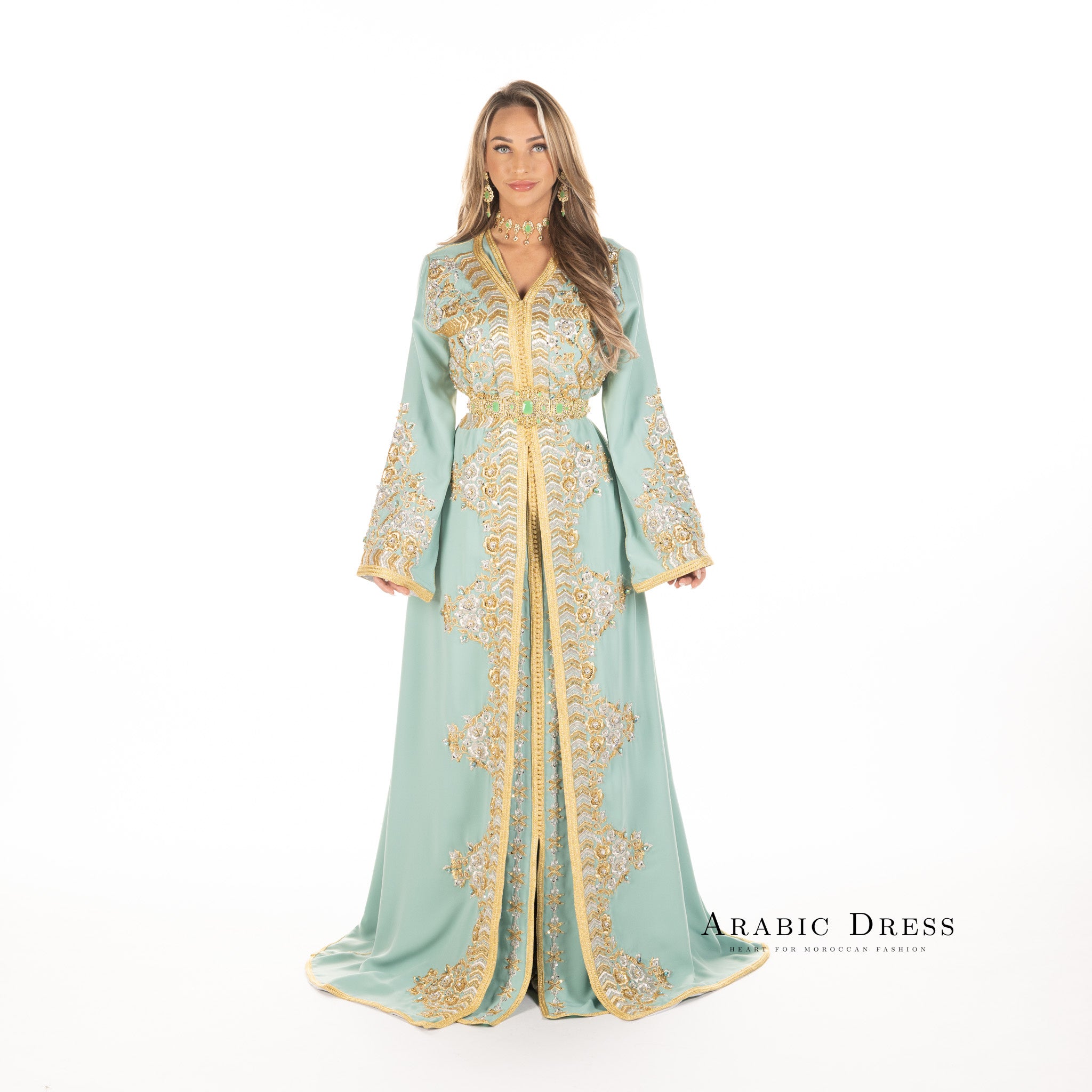 Caftan Nisa Turquiose