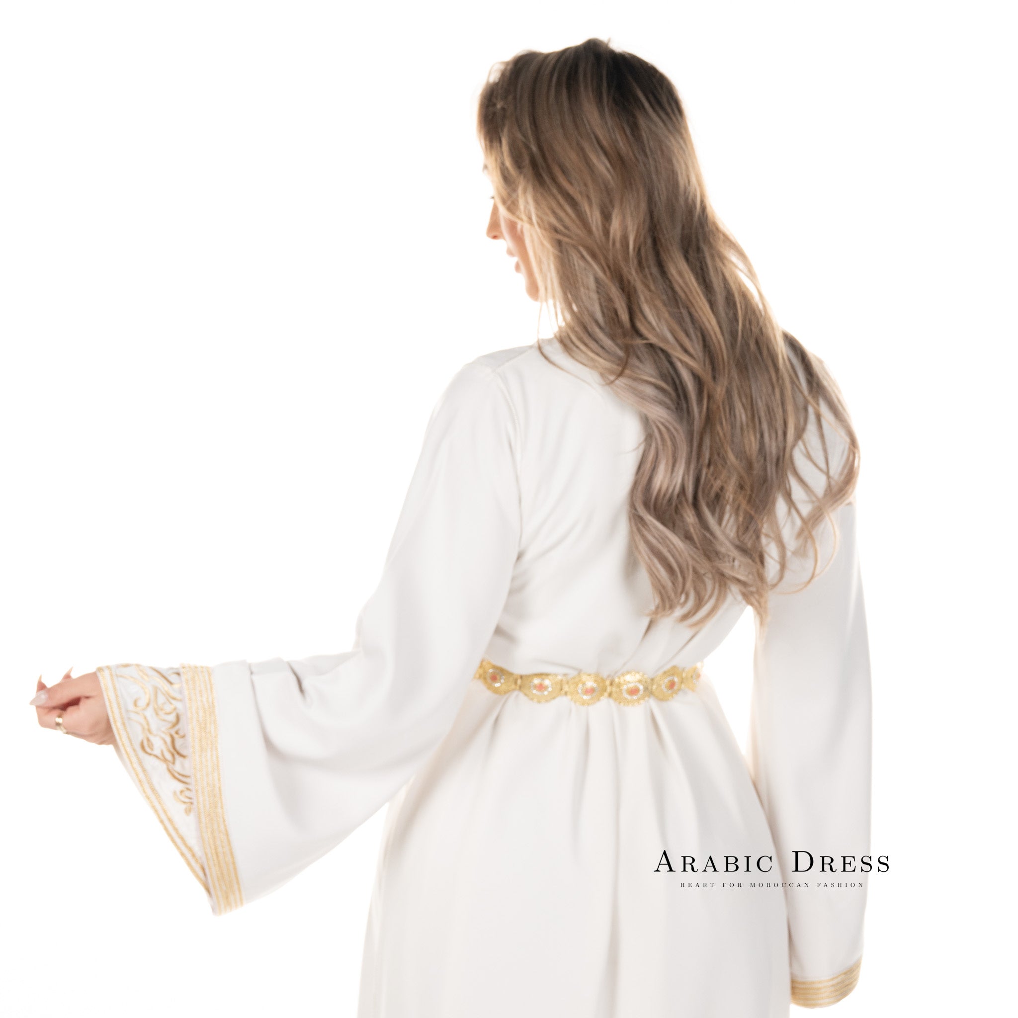 Caftan Nihad Brokenwhite