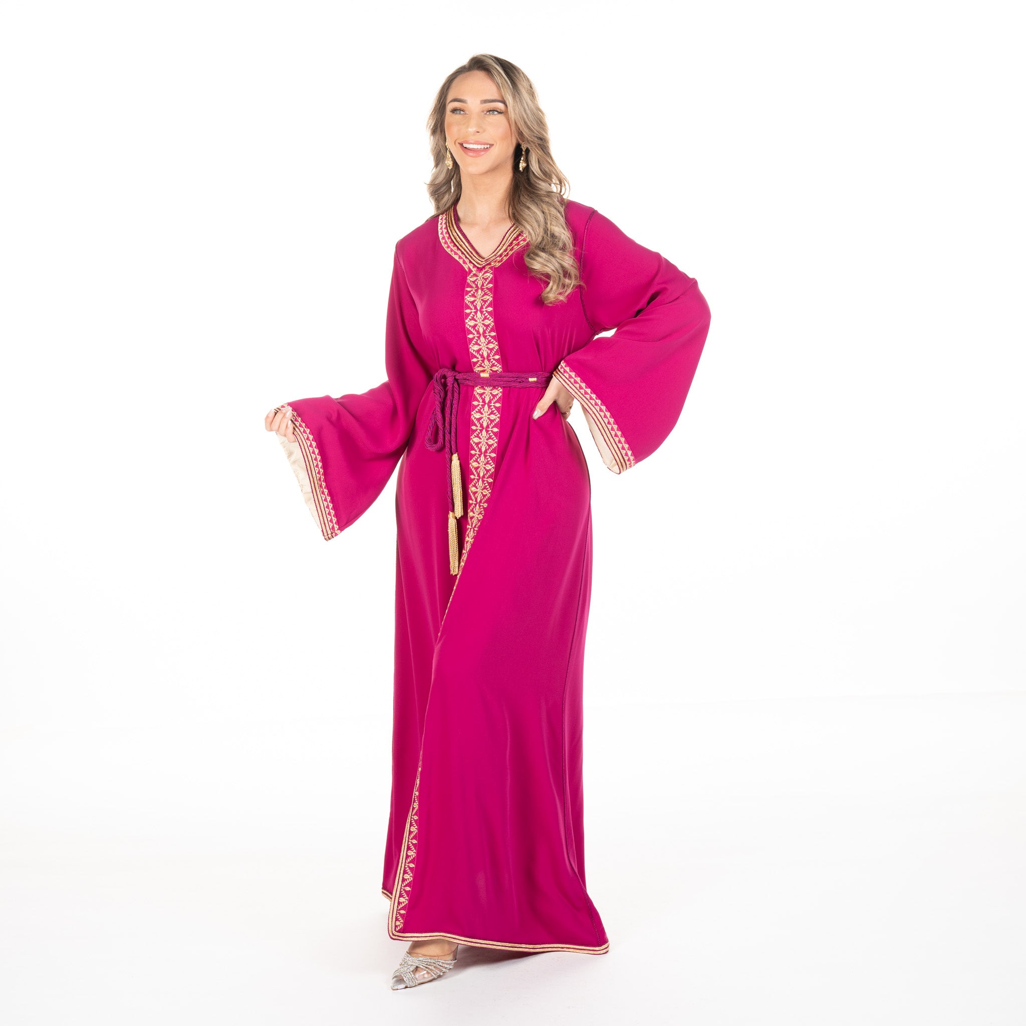 Caftan Basma  Magenta