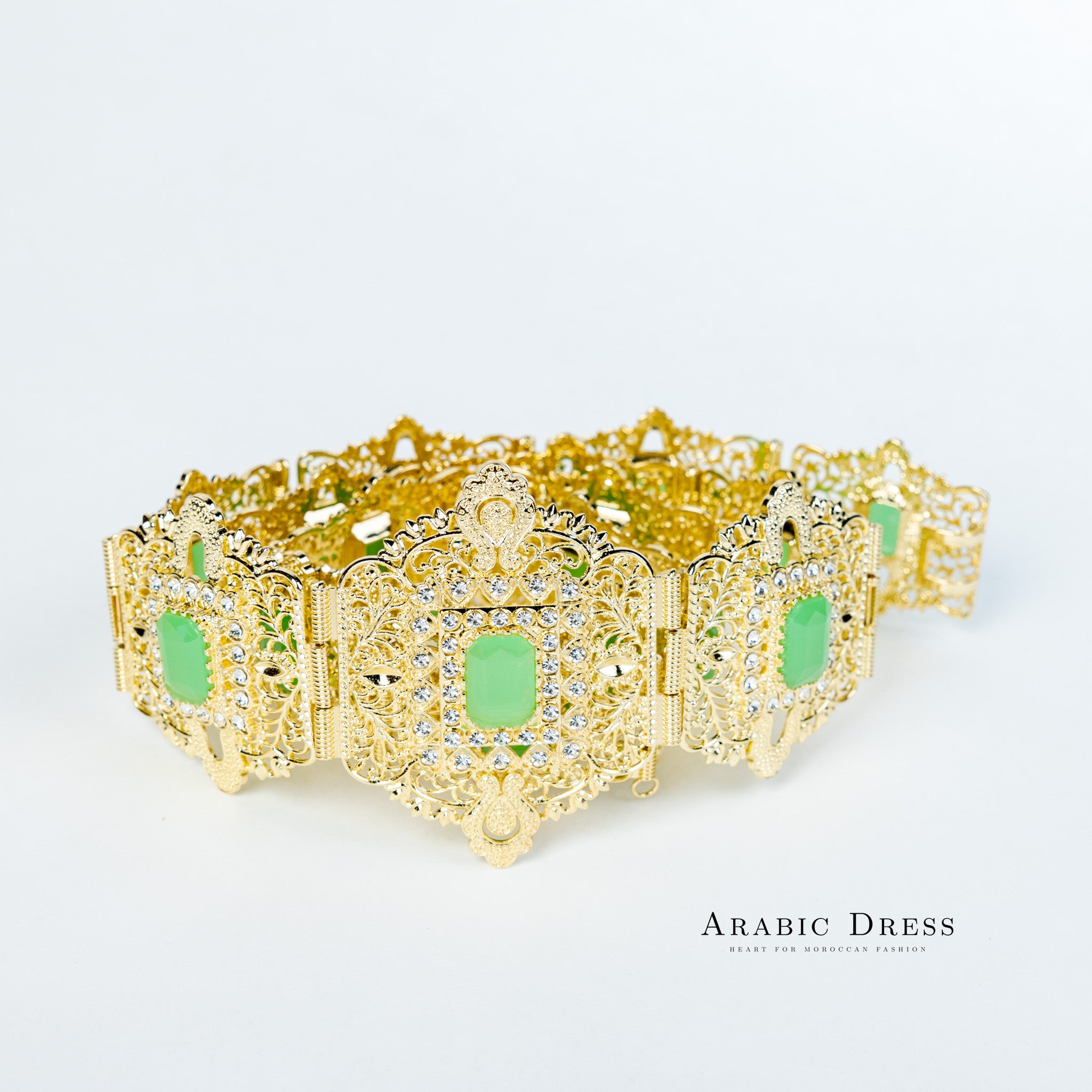 Mihi Gold/Mintgreen Belt