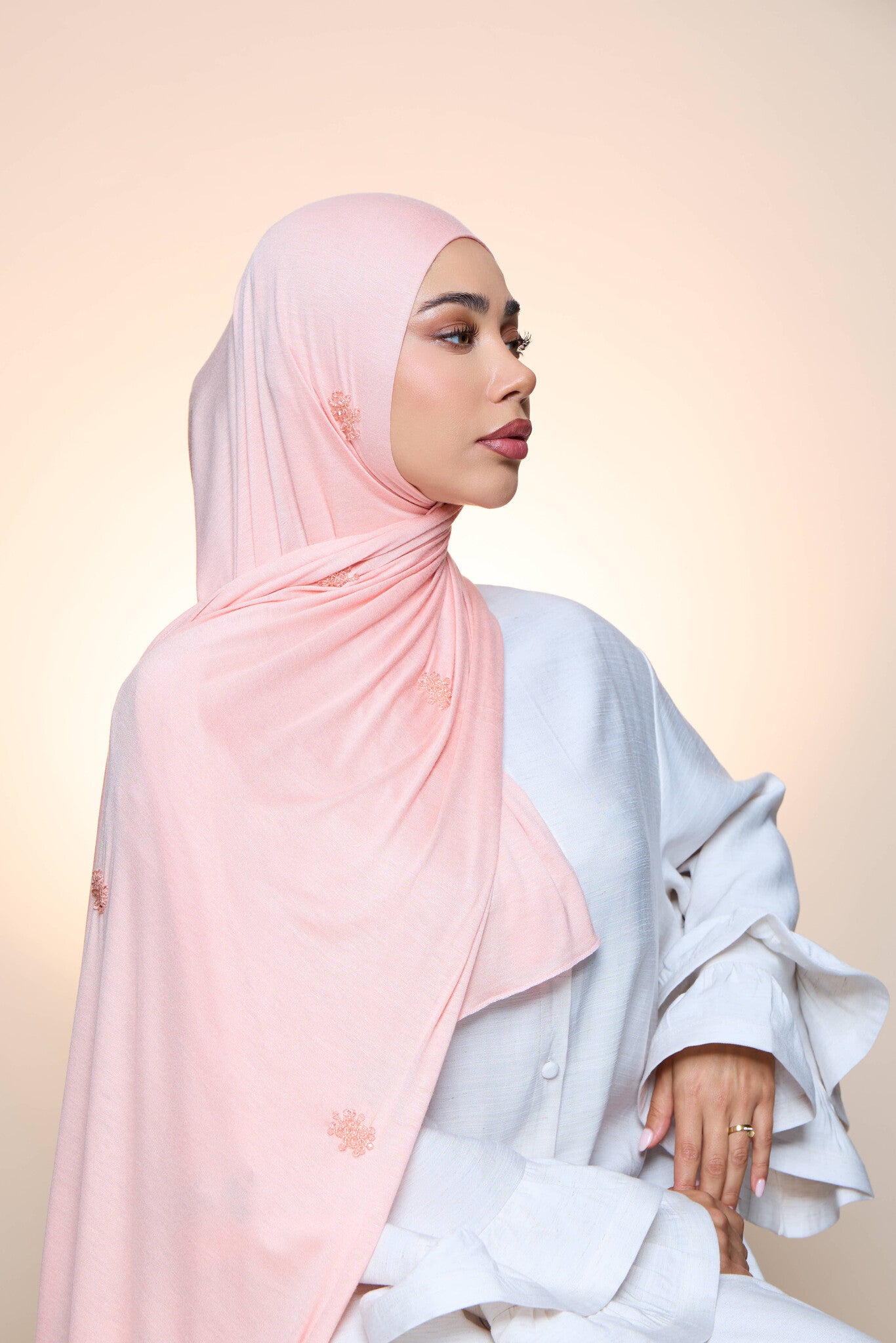 Hijab Zaya spanish Pink