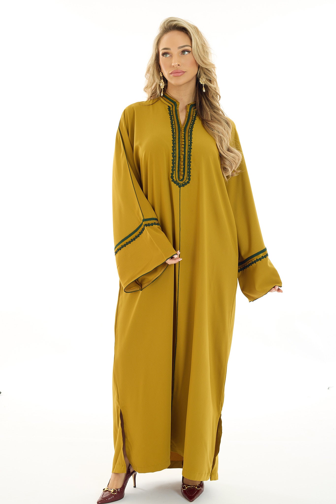 Caftan Samara Lime Green