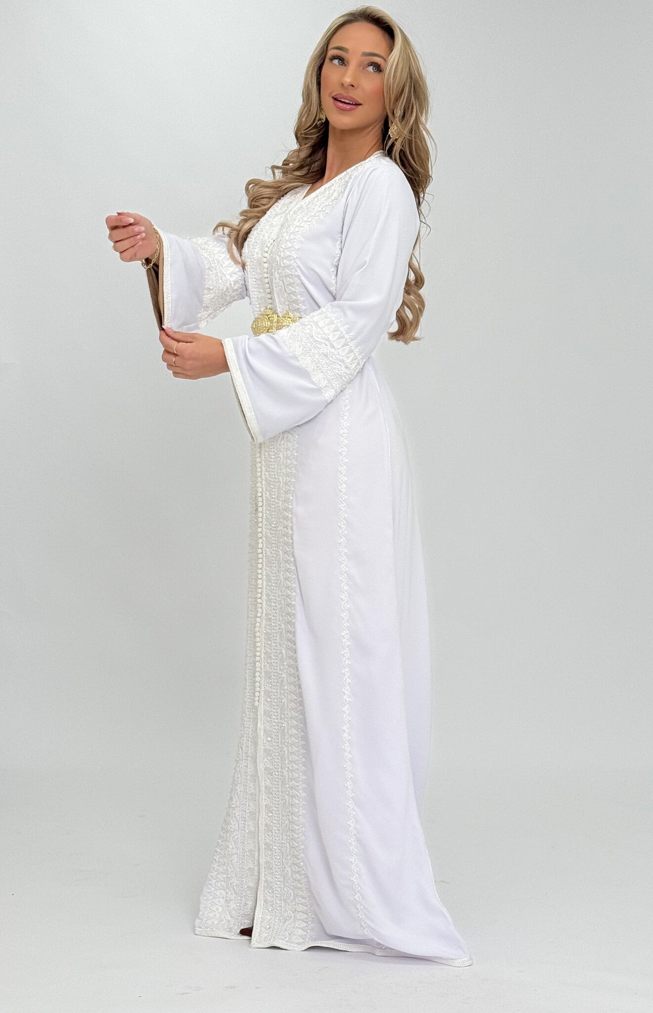 Caftan Lamyae White