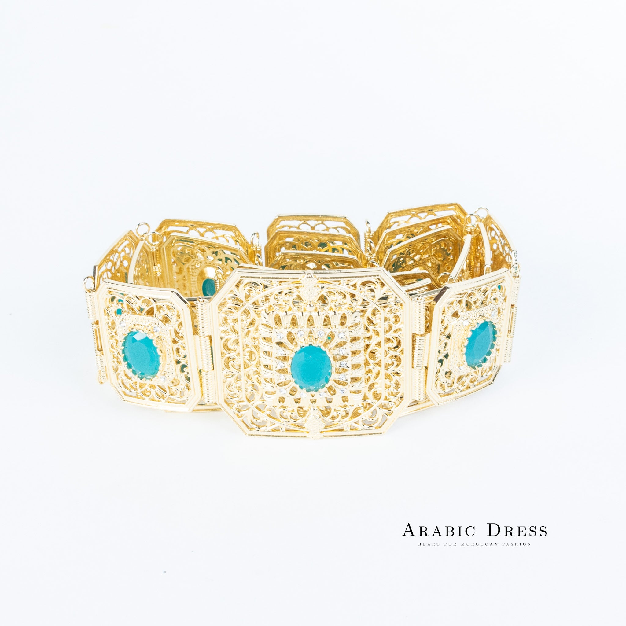 Micha Gold/Teal Belt