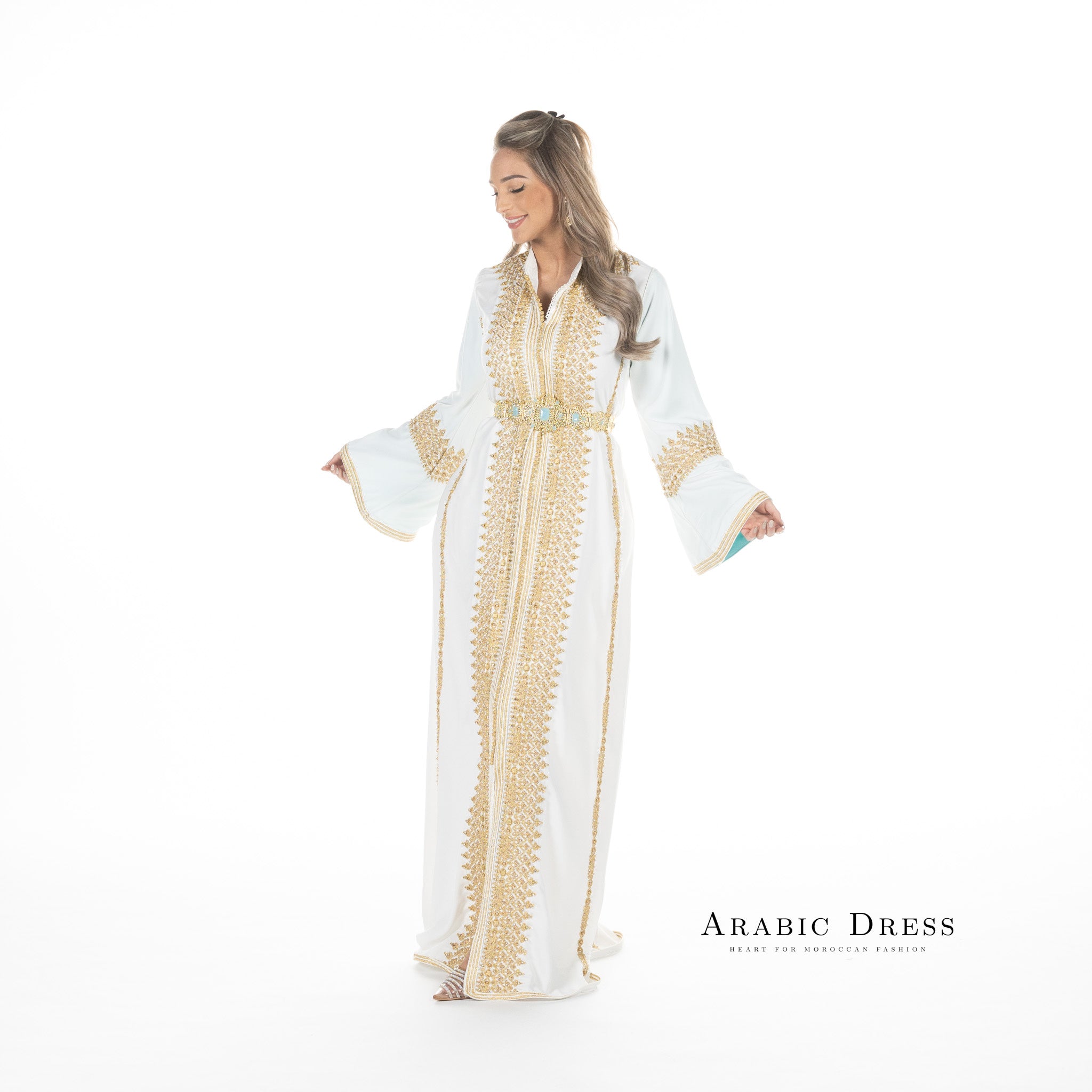 Caftan Dounia Brokenwhite