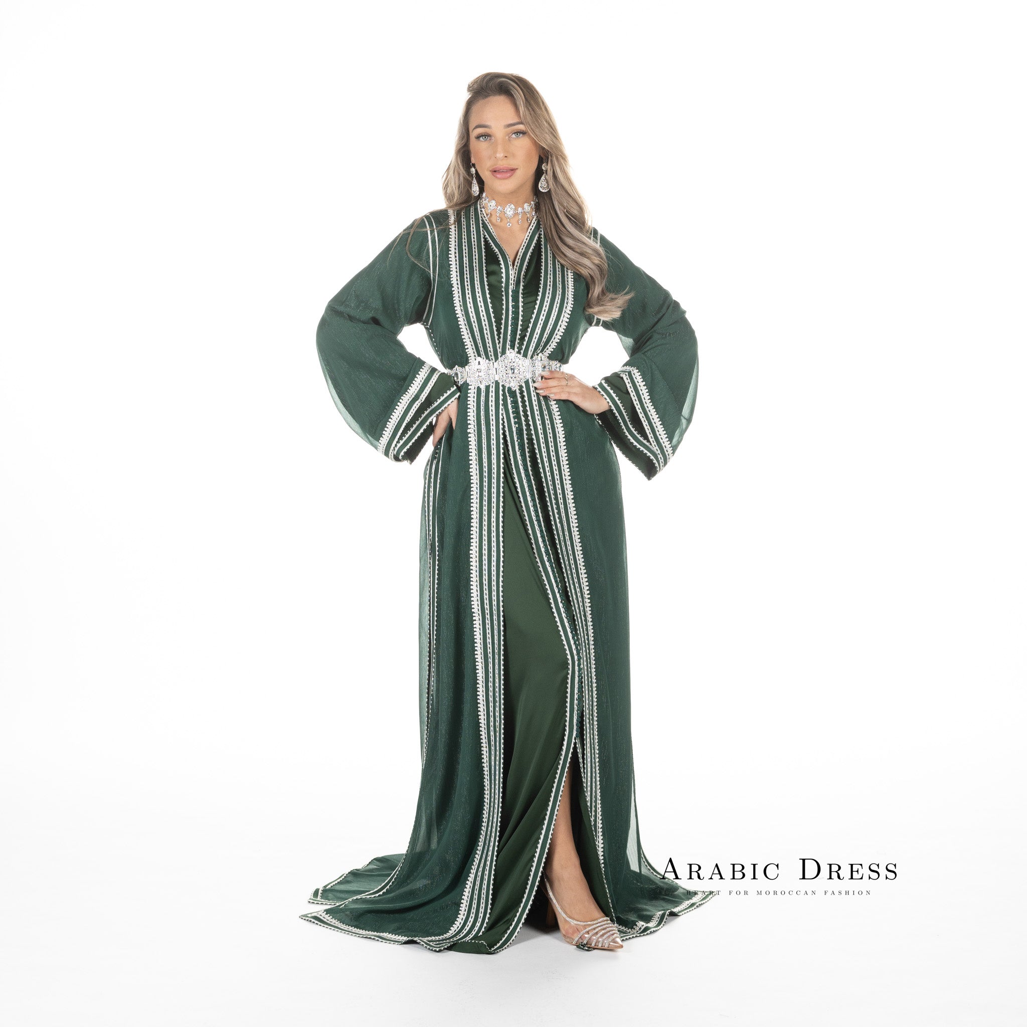 Caftan Hiba Darkgreen