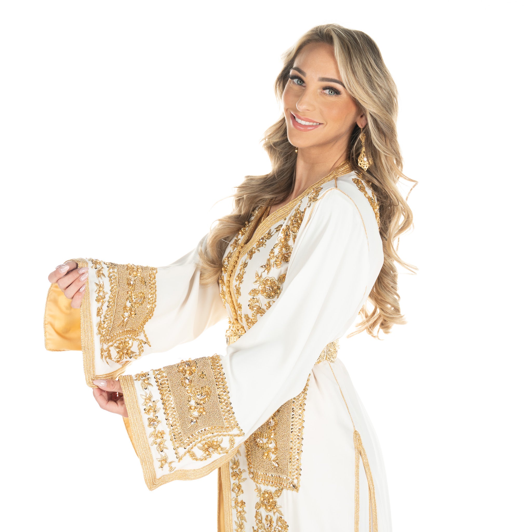 Exclusieve Caftan Levi Brokenwhite