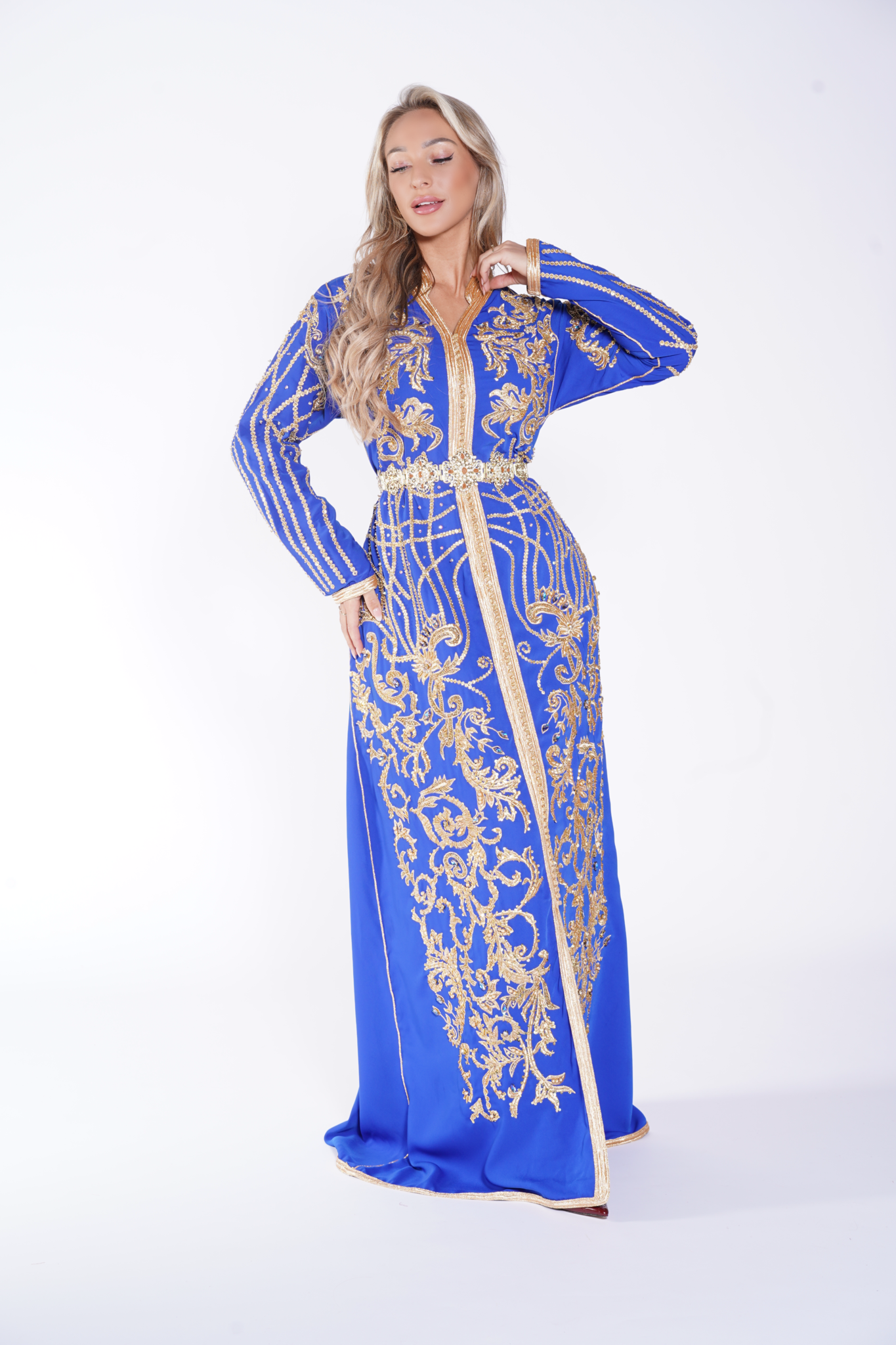 Caftan Liyana Royalblue