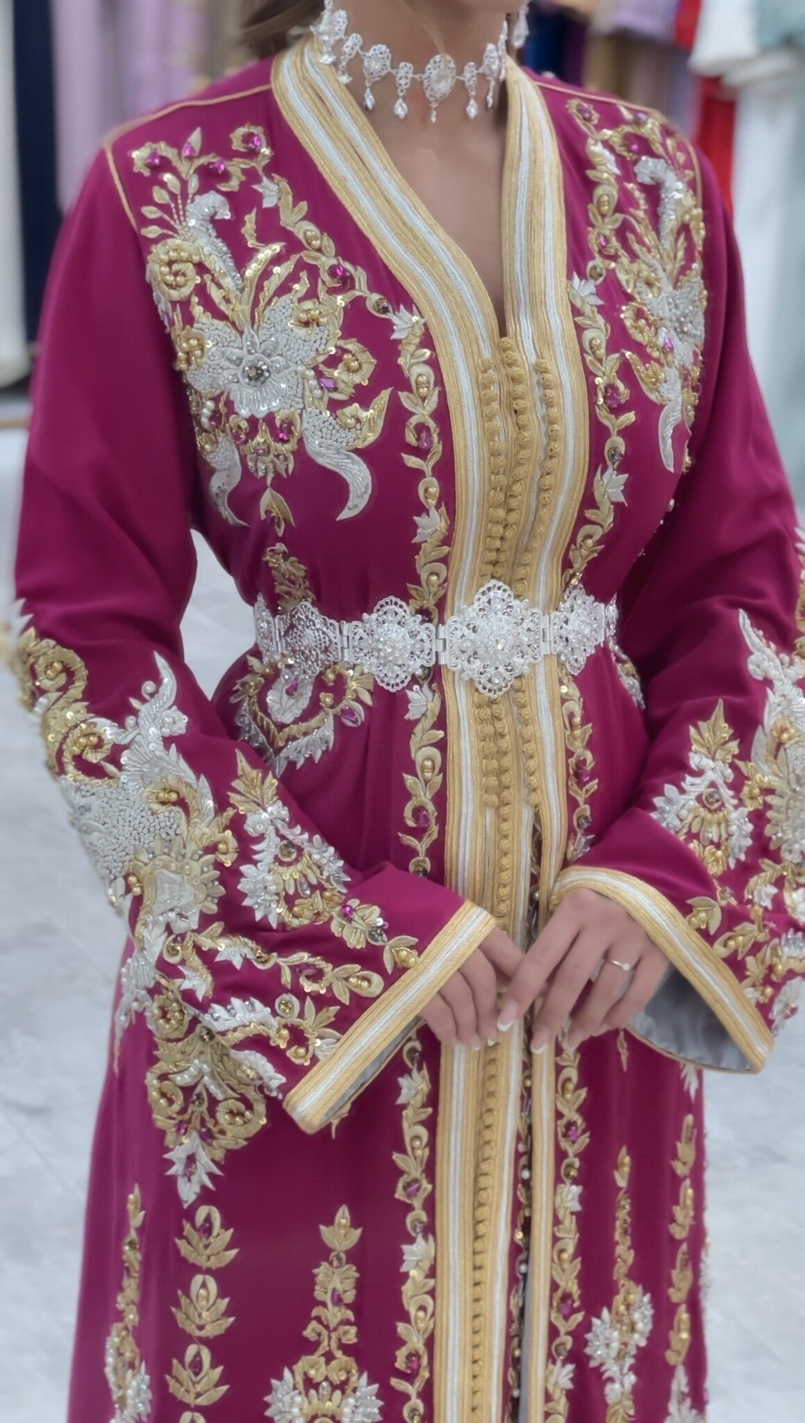 Caftan Nisrine Magenta