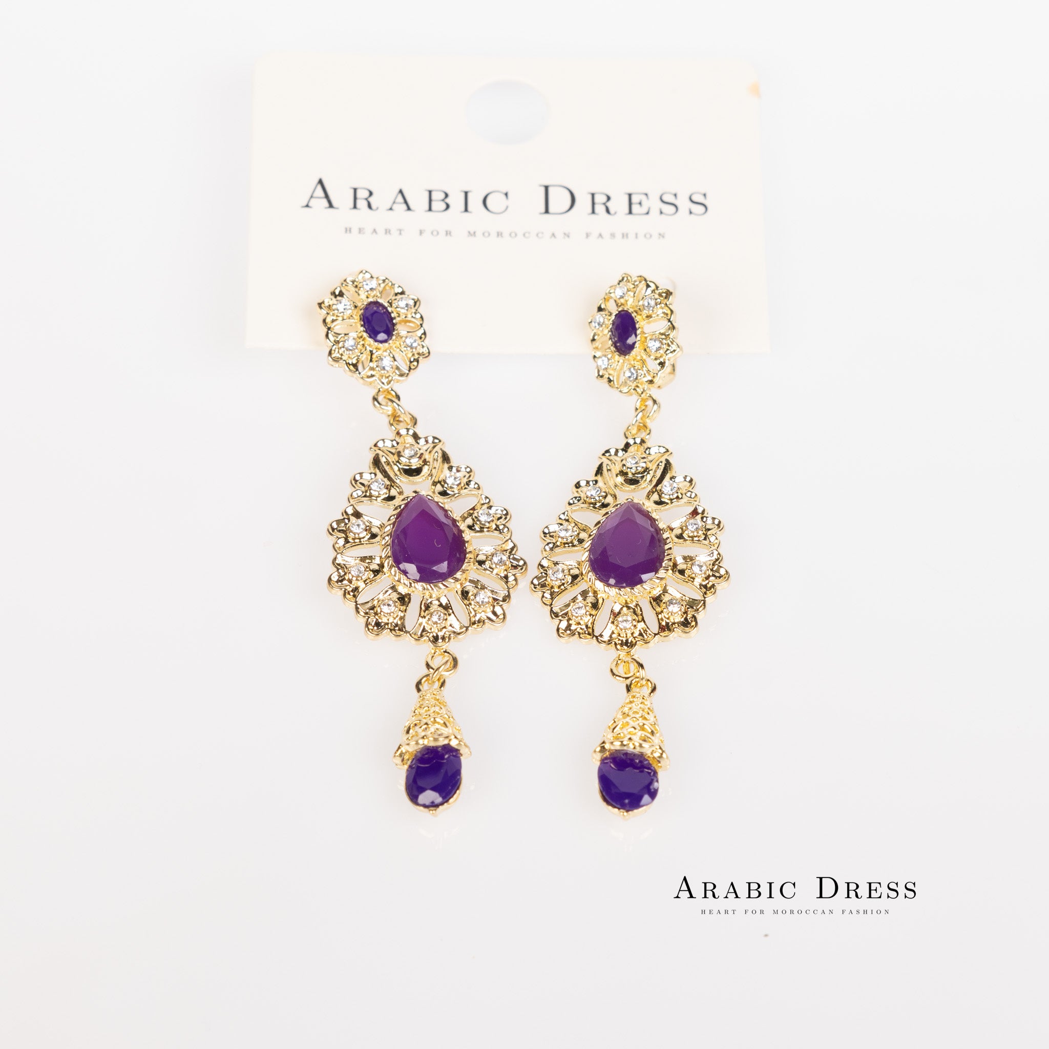 Purple Ara Earrings