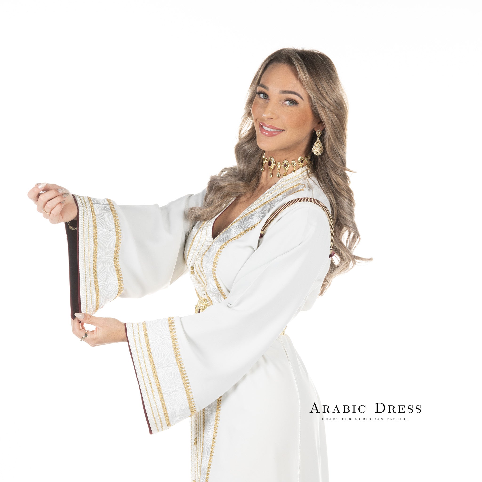 Caftan Camilia Brokenwhite