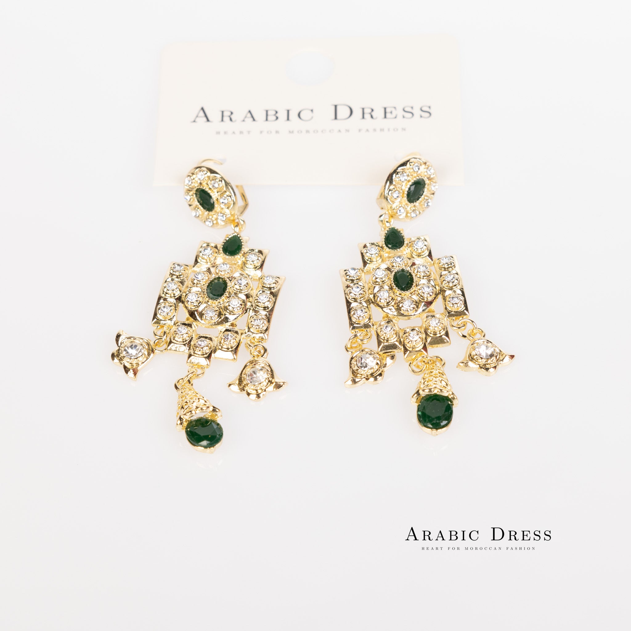 Darkgreen Hae Earrings