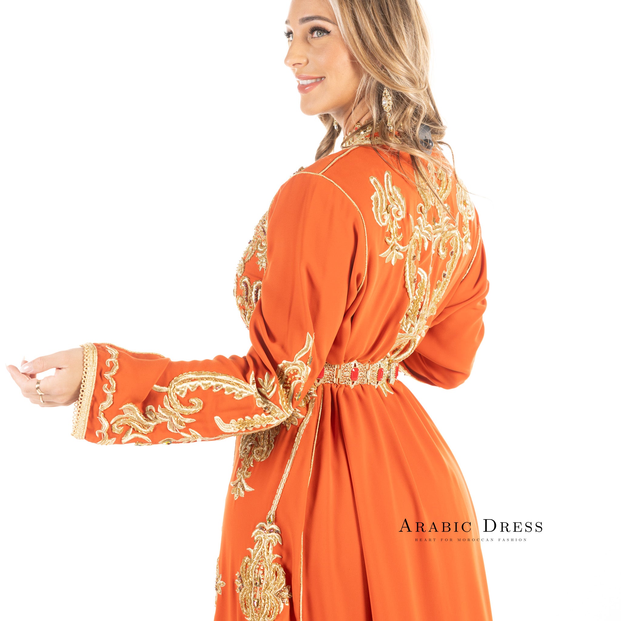 Caftan karma Orange