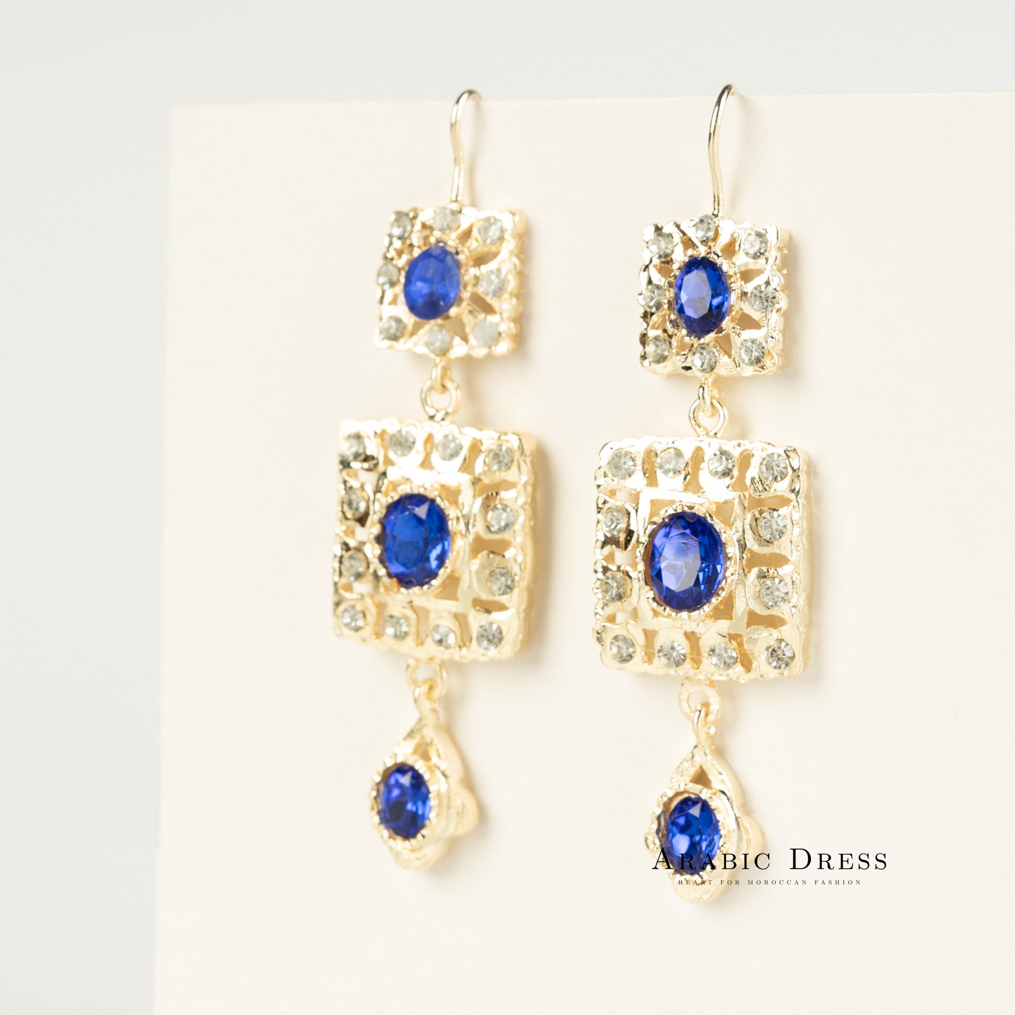 Royal blue Nisa necklace set