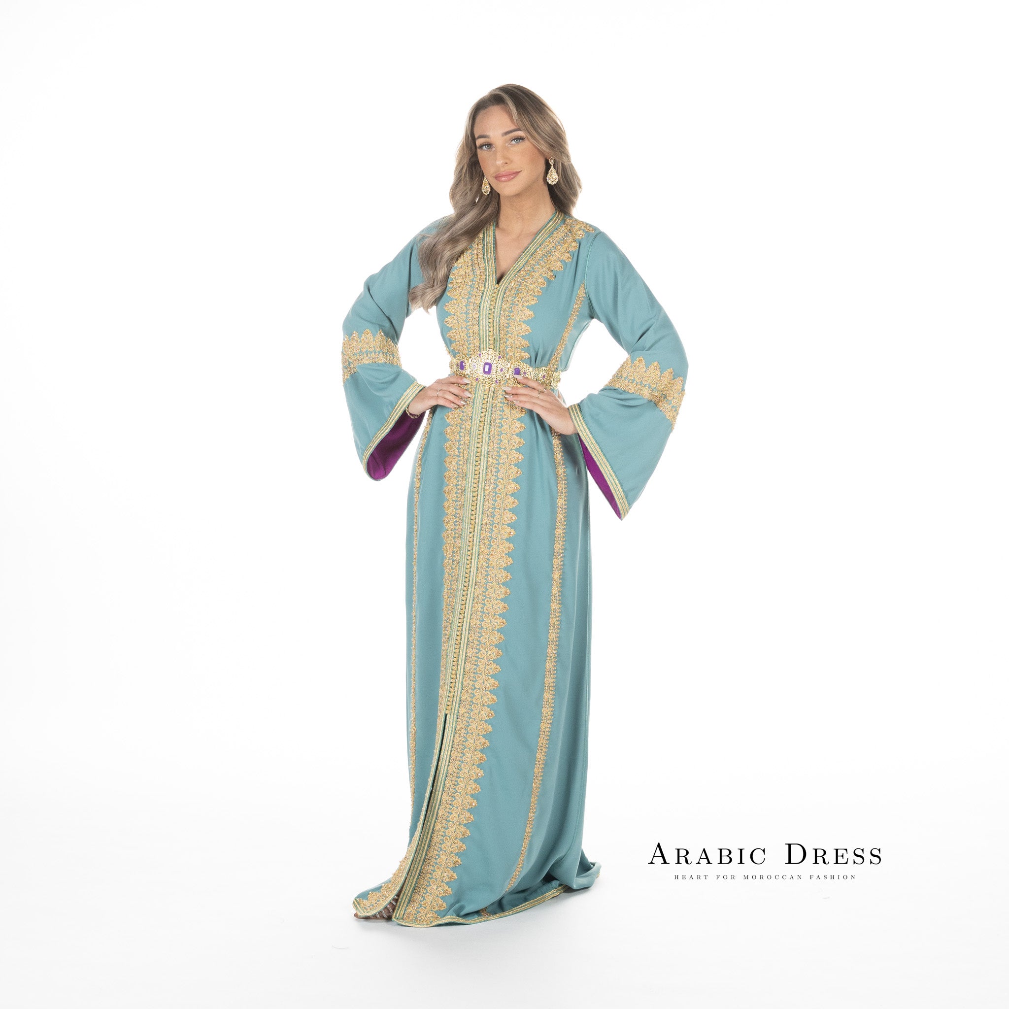 Caftan Manar  Mintgreen