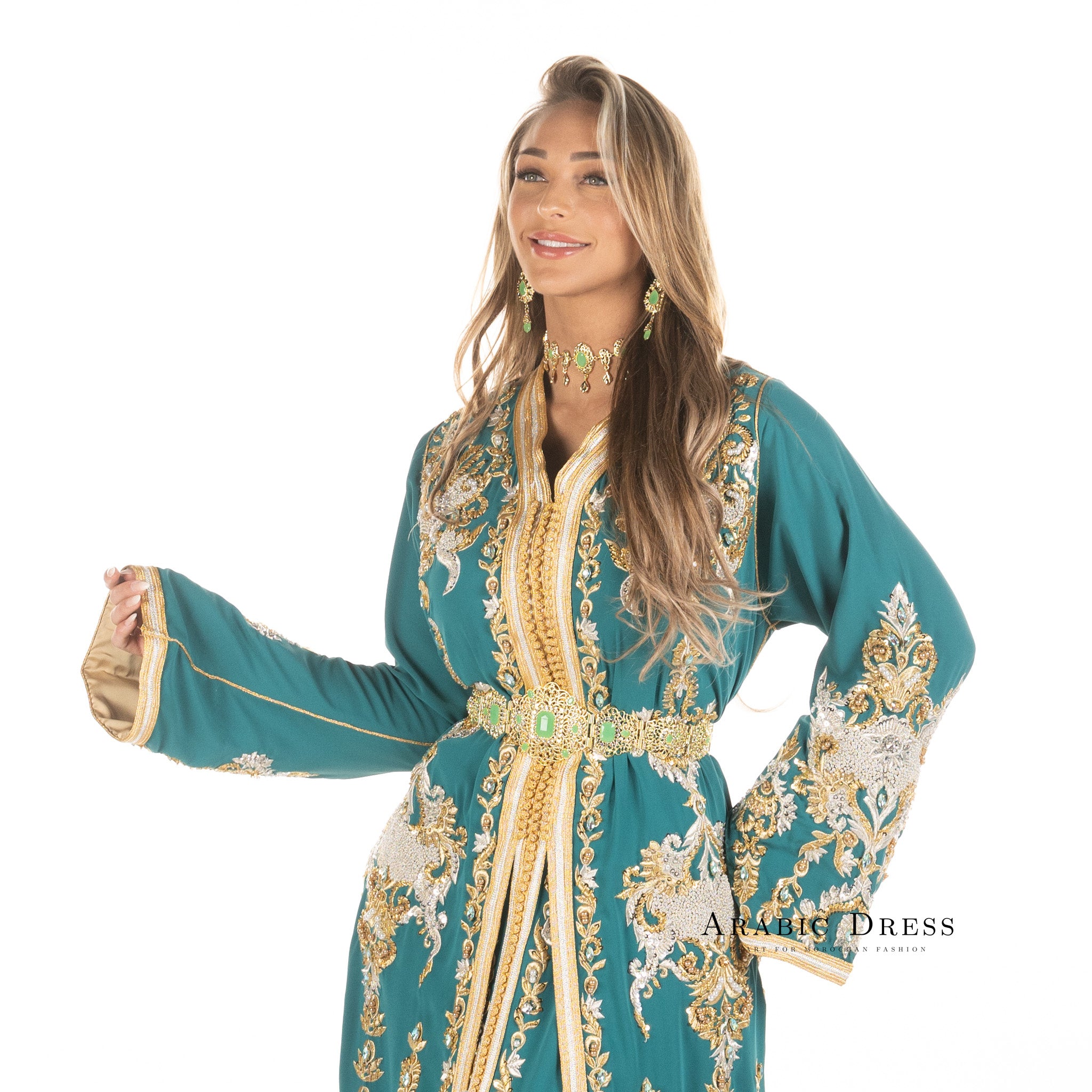 Caftan Louiza Green