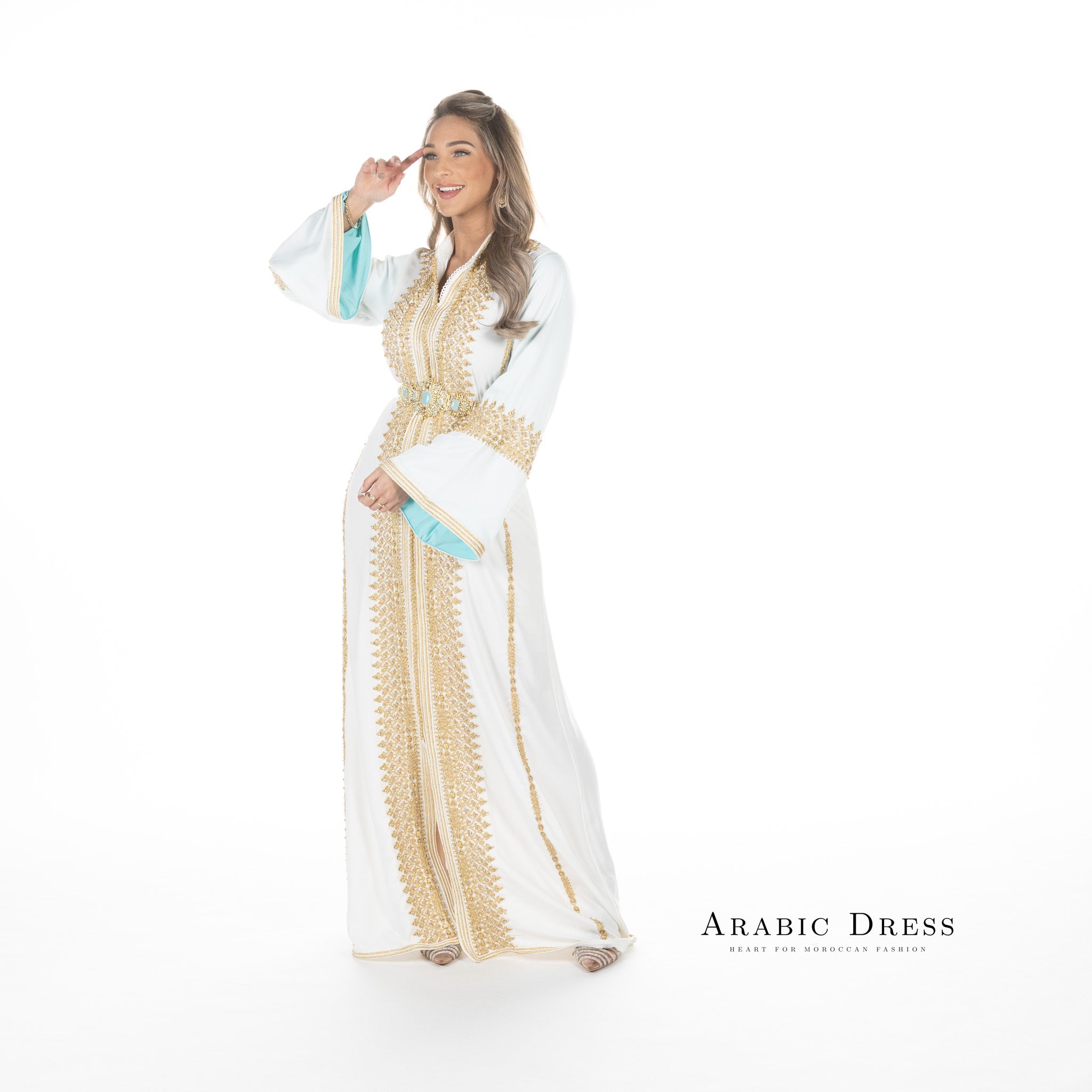 Caftan Dounia Brokenwhite