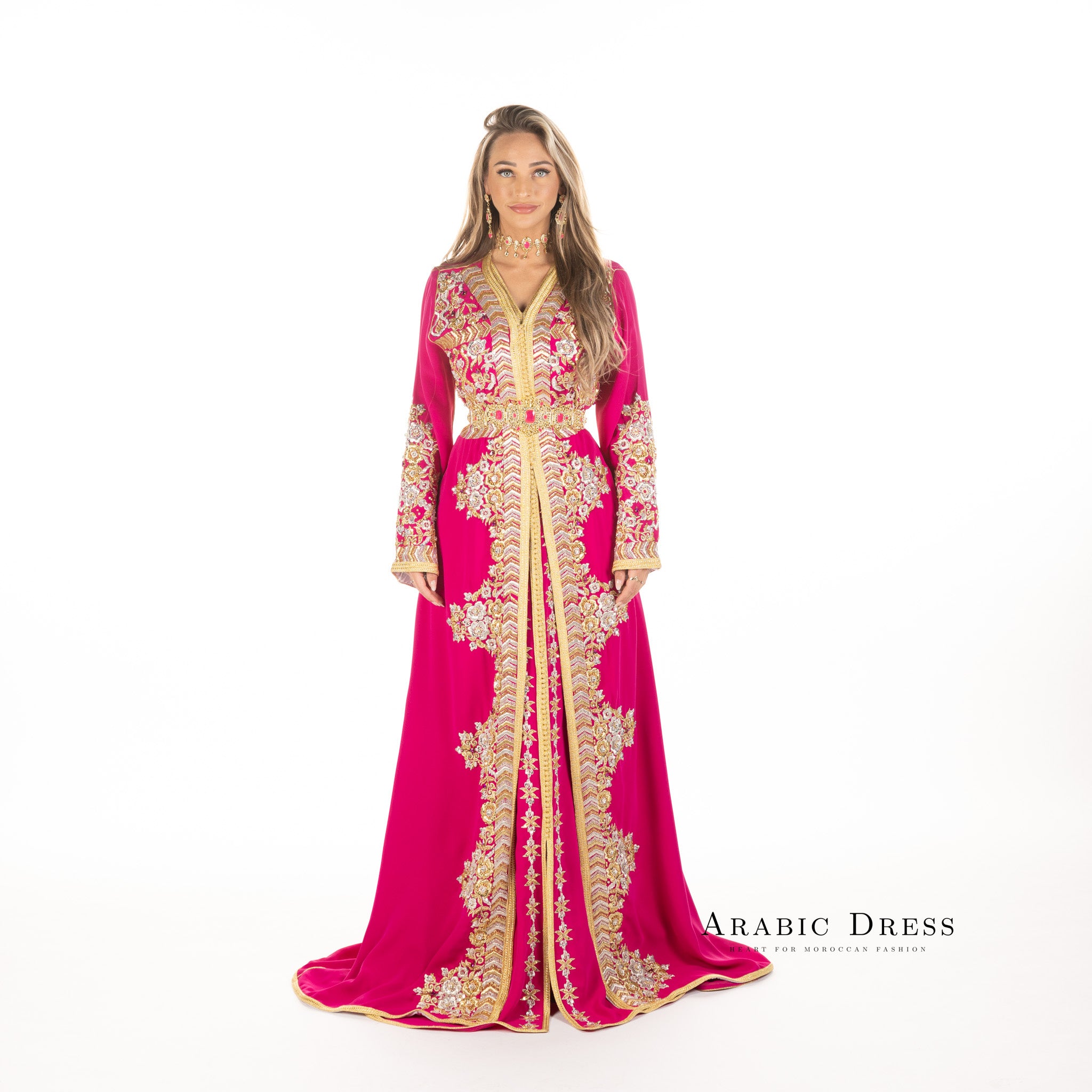 Caftan Nisa Fuchsia